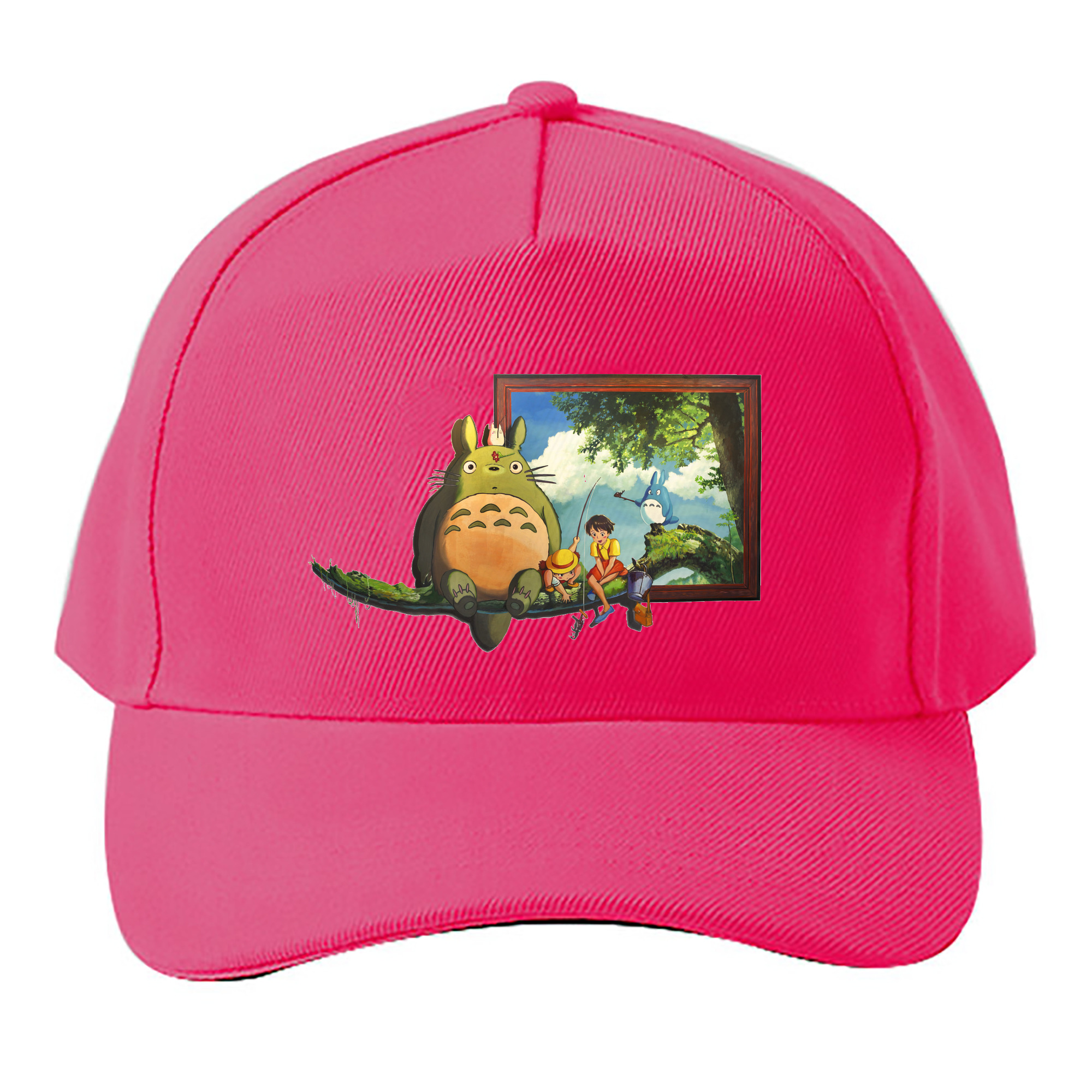 （画像用） となりのトトロ 草壁メイ 草壁サツキ My Neighbor Totoro Satsuki Kusakabe Mei Kusakabe ベースボールキャップ 綿100％ 男女兼用 帽子 スポーツ