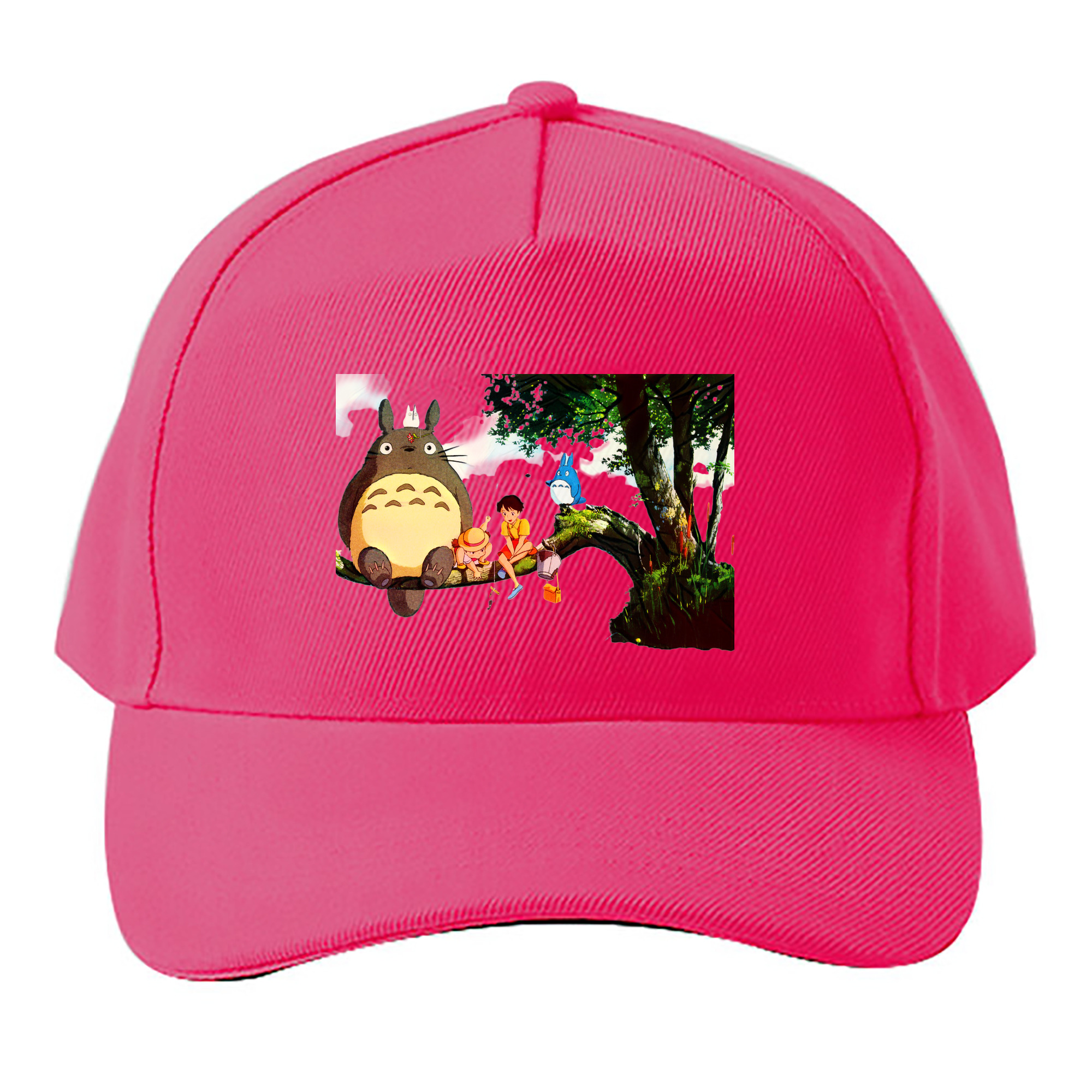 （画像用） となりのトトロ 草壁メイ 草壁サツキ My Neighbor Totoro Satsuki Kusakabe Mei Kusakabe ベースボールキャップ 綿100％ 男女兼用 帽子 スポーツ