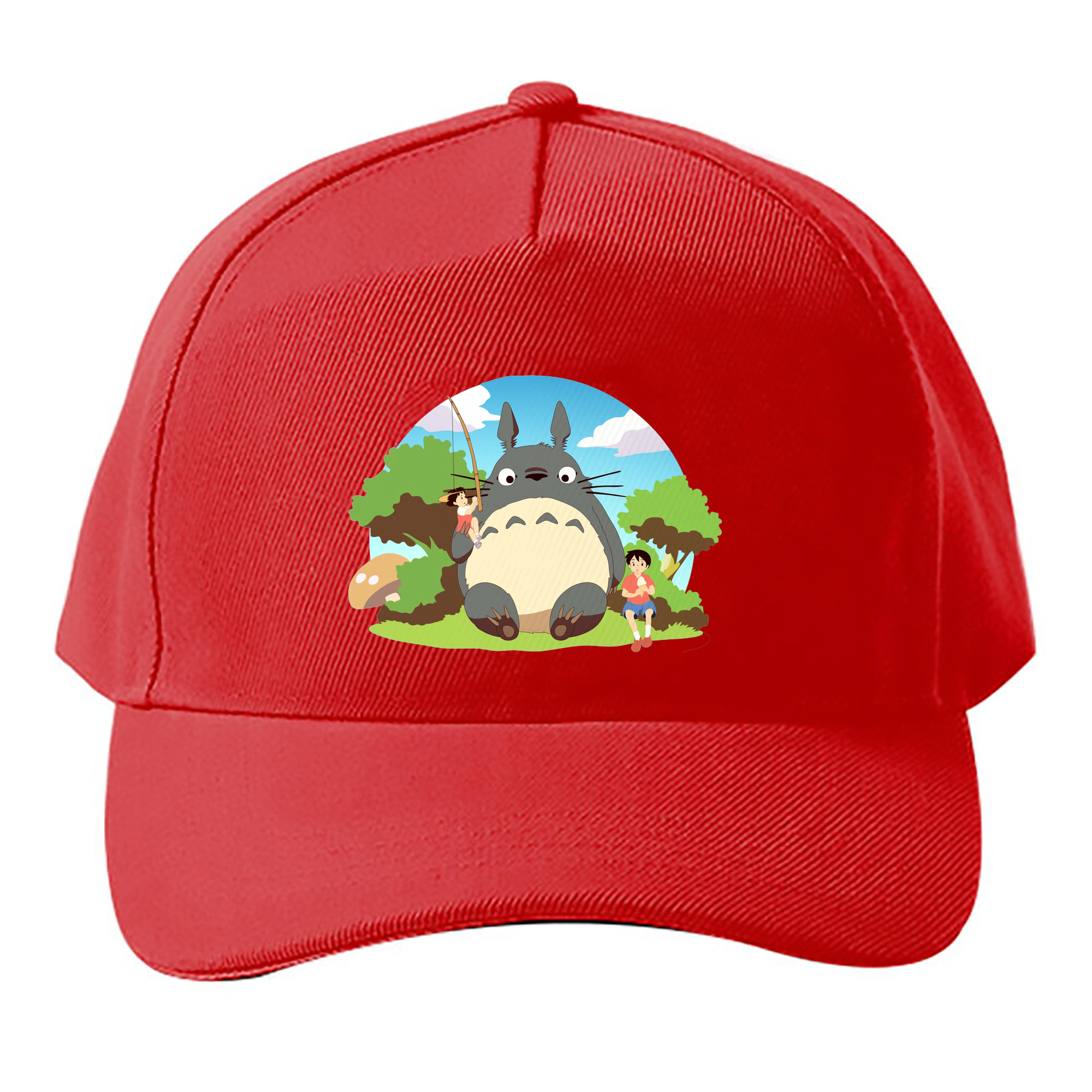 （画像用） となりのトトロ 草壁メイ 草壁サツキ My Neighbor Totoro Satsuki Kusakabe Mei Kusakabe ベースボールキャップ 綿100％ 男女兼用 帽子 スポーツ