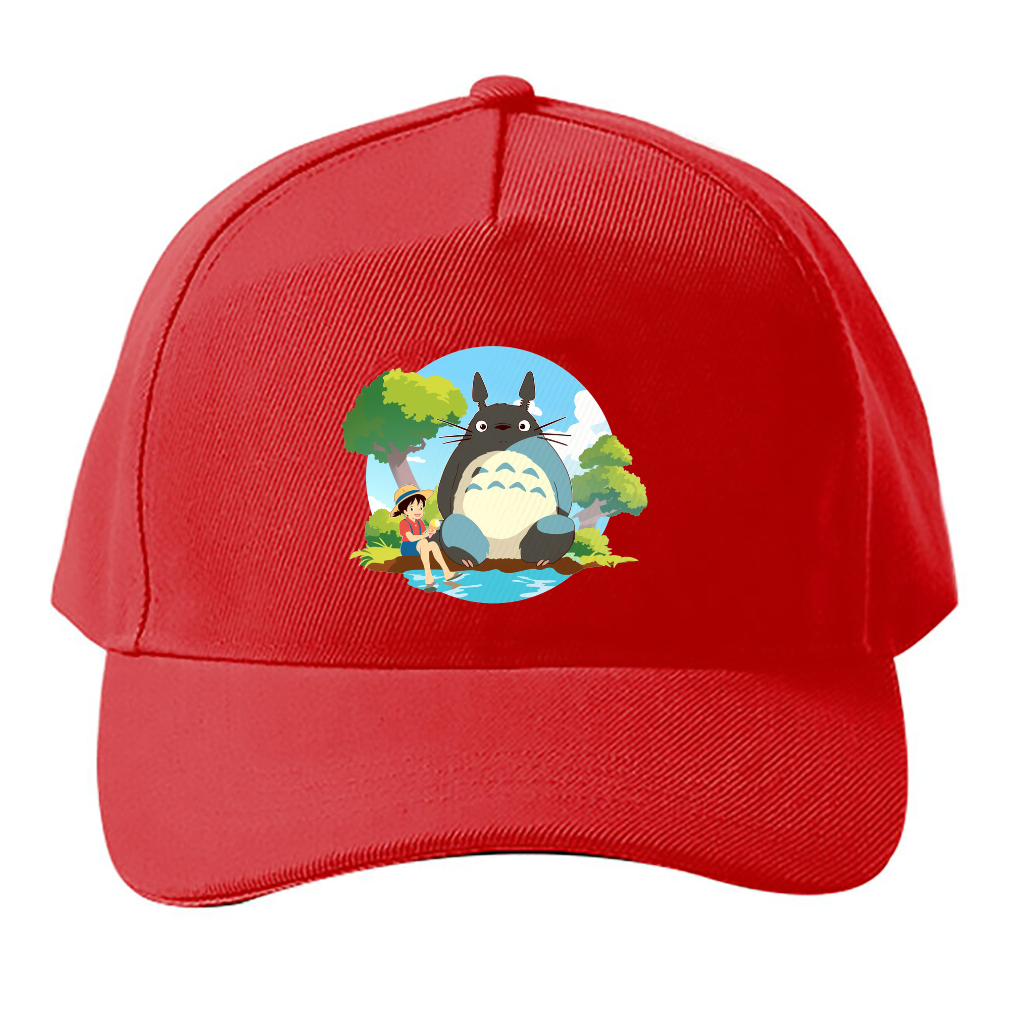 （画像用） となりのトトロ 草壁メイ 草壁サツキ My Neighbor Totoro Satsuki Kusakabe Mei Kusakabe ベースボールキャップ 綿100％ 男女兼用 帽子 スポーツ