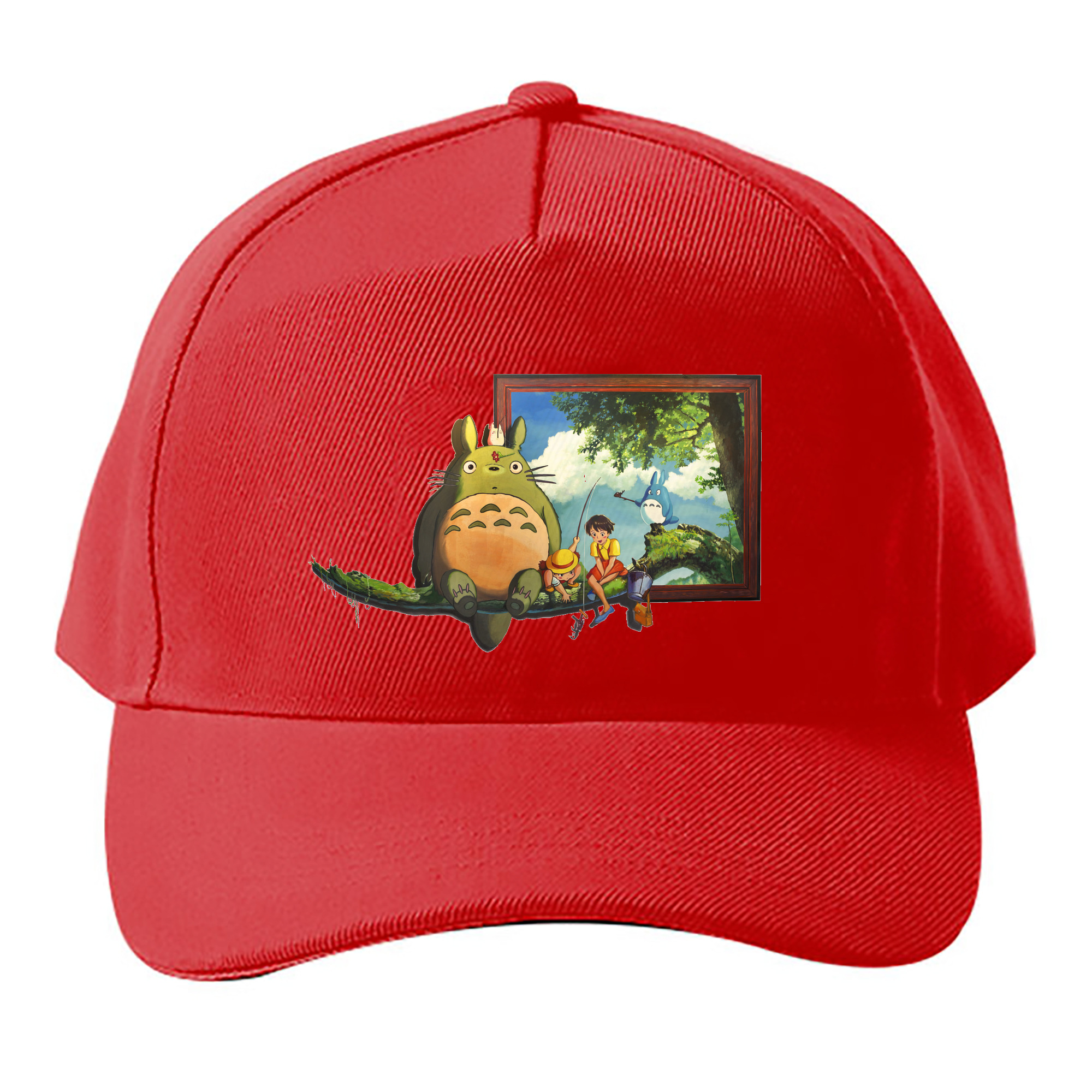（画像用） となりのトトロ 草壁メイ 草壁サツキ My Neighbor Totoro Satsuki Kusakabe Mei Kusakabe ベースボールキャップ 綿100％ 男女兼用 帽子 スポーツ