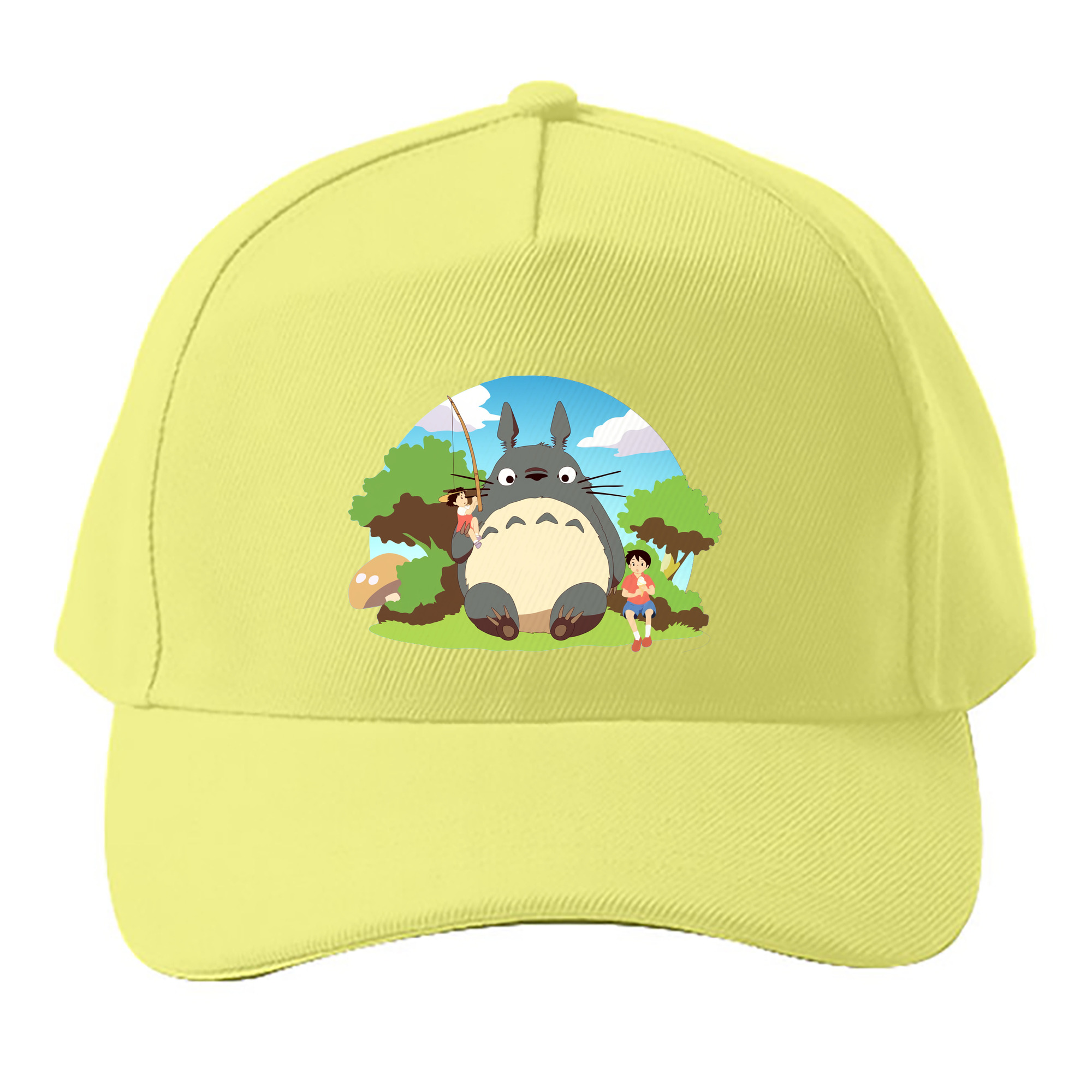 （画像用） となりのトトロ 草壁メイ 草壁サツキ My Neighbor Totoro Satsuki Kusakabe Mei Kusakabe ベースボールキャップ 綿100％ 男女兼用 帽子 スポーツ