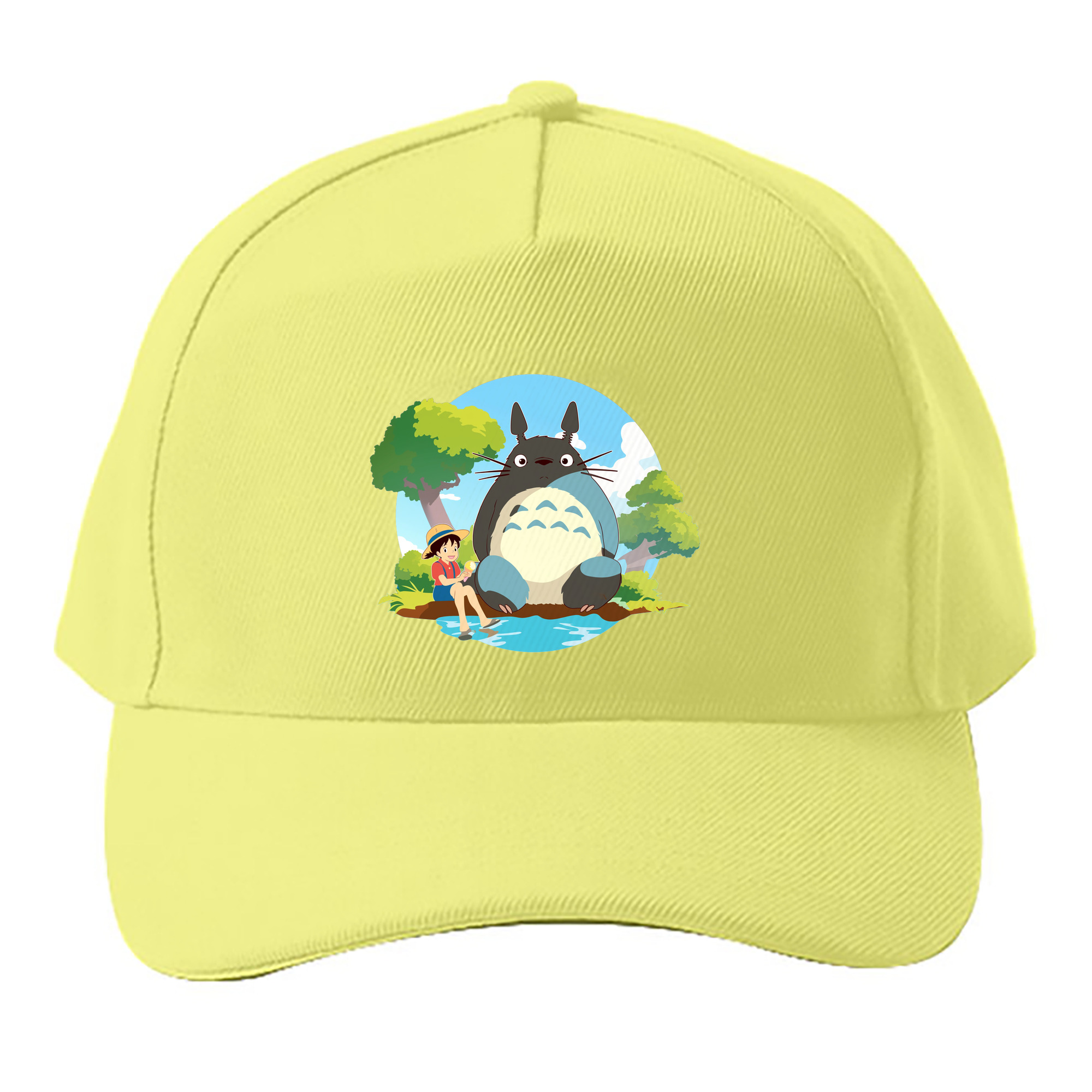 （画像用） となりのトトロ 草壁メイ 草壁サツキ My Neighbor Totoro Satsuki Kusakabe Mei Kusakabe ベースボールキャップ 綿100％ 男女兼用 帽子 スポーツ