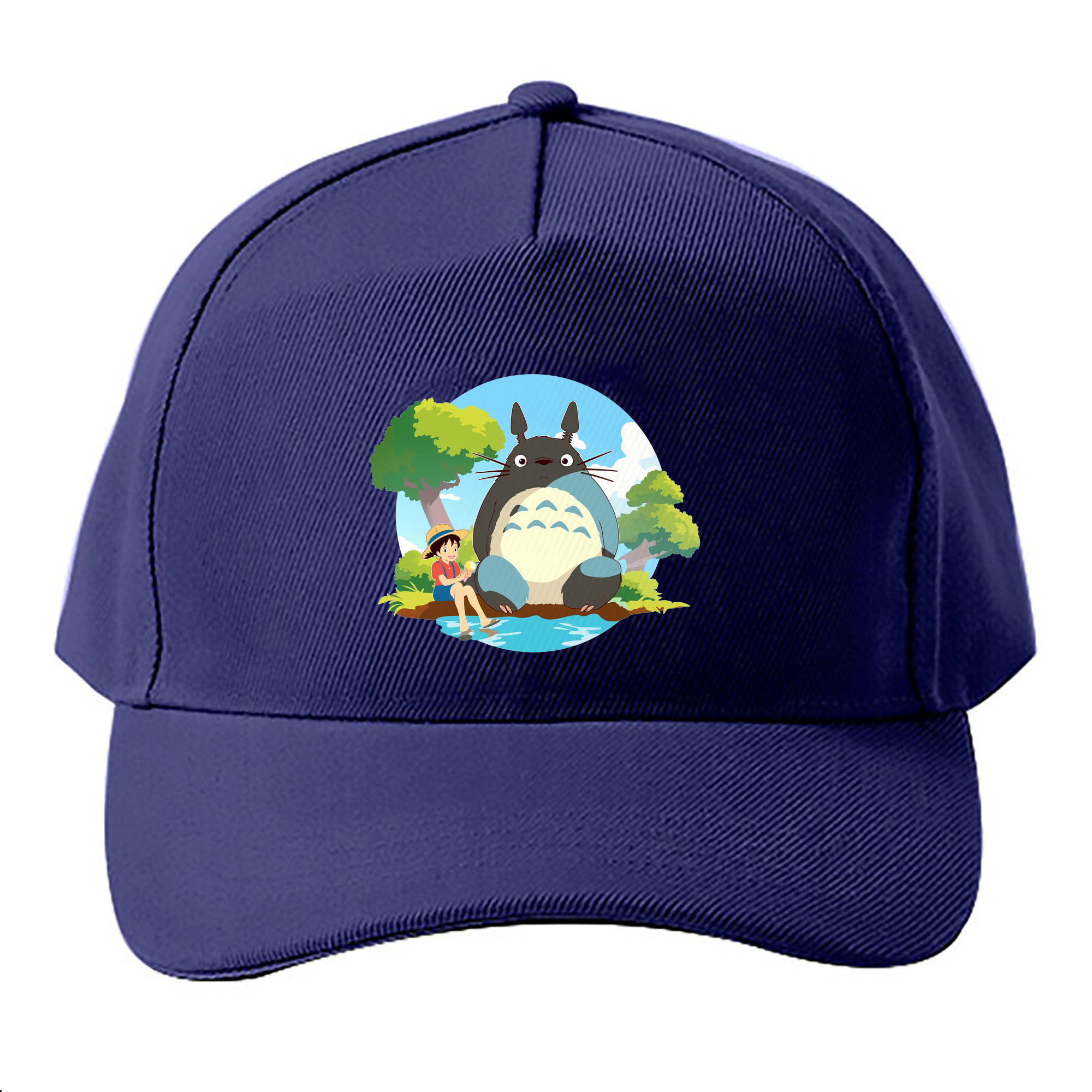 （画像用） となりのトトロ 草壁メイ 草壁サツキ My Neighbor Totoro Satsuki Kusakabe Mei Kusakabe ベースボールキャップ 綿100％ 男女兼用 帽子 スポーツ