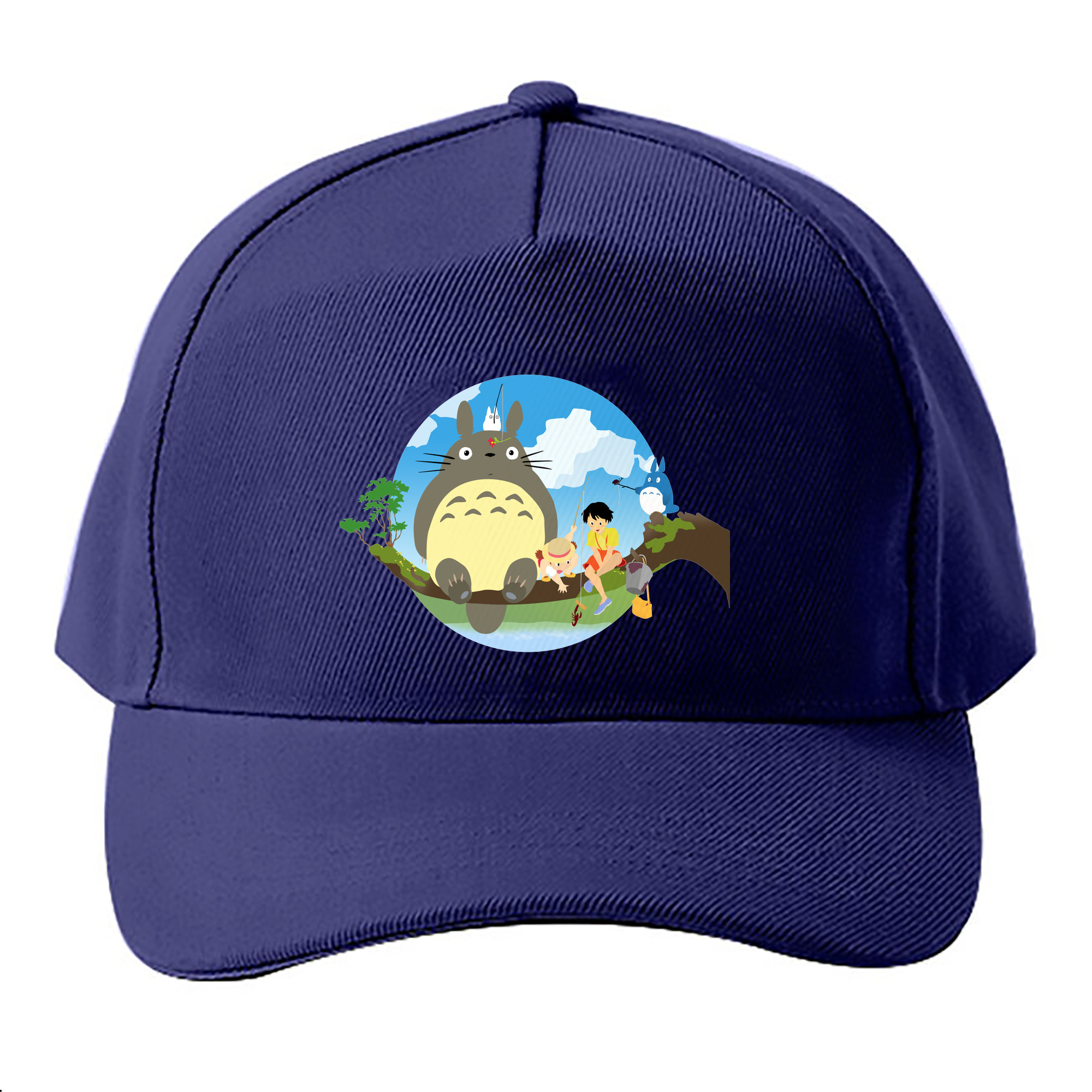 （画像用） となりのトトロ 草壁メイ 草壁サツキ My Neighbor Totoro Satsuki Kusakabe Mei Kusakabe ベースボールキャップ 綿100％ 男女兼用 帽子 スポーツ