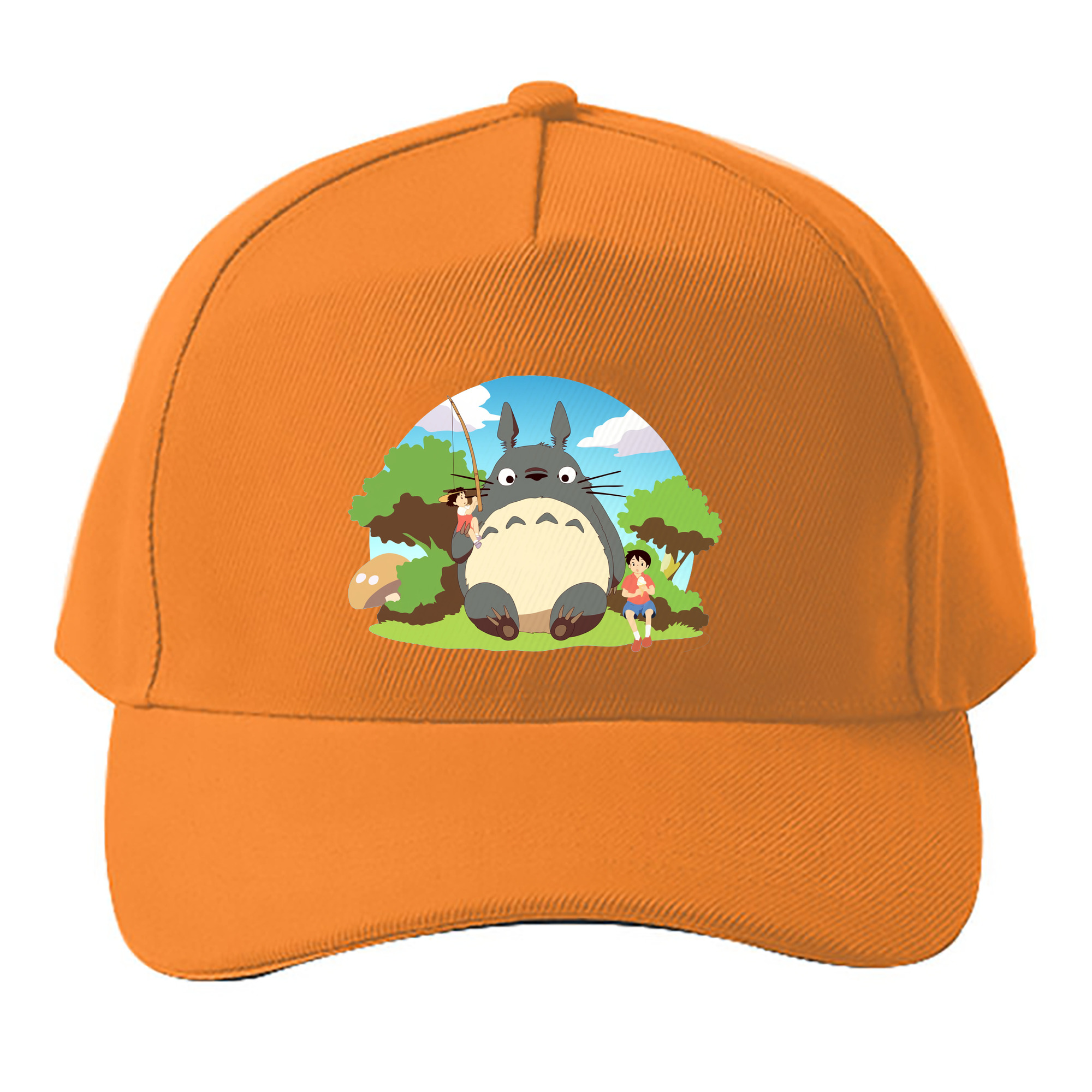 （画像用） となりのトトロ 草壁メイ 草壁サツキ My Neighbor Totoro Satsuki Kusakabe Mei Kusakabe ベースボールキャップ 綿100％ 男女兼用 帽子 スポーツ