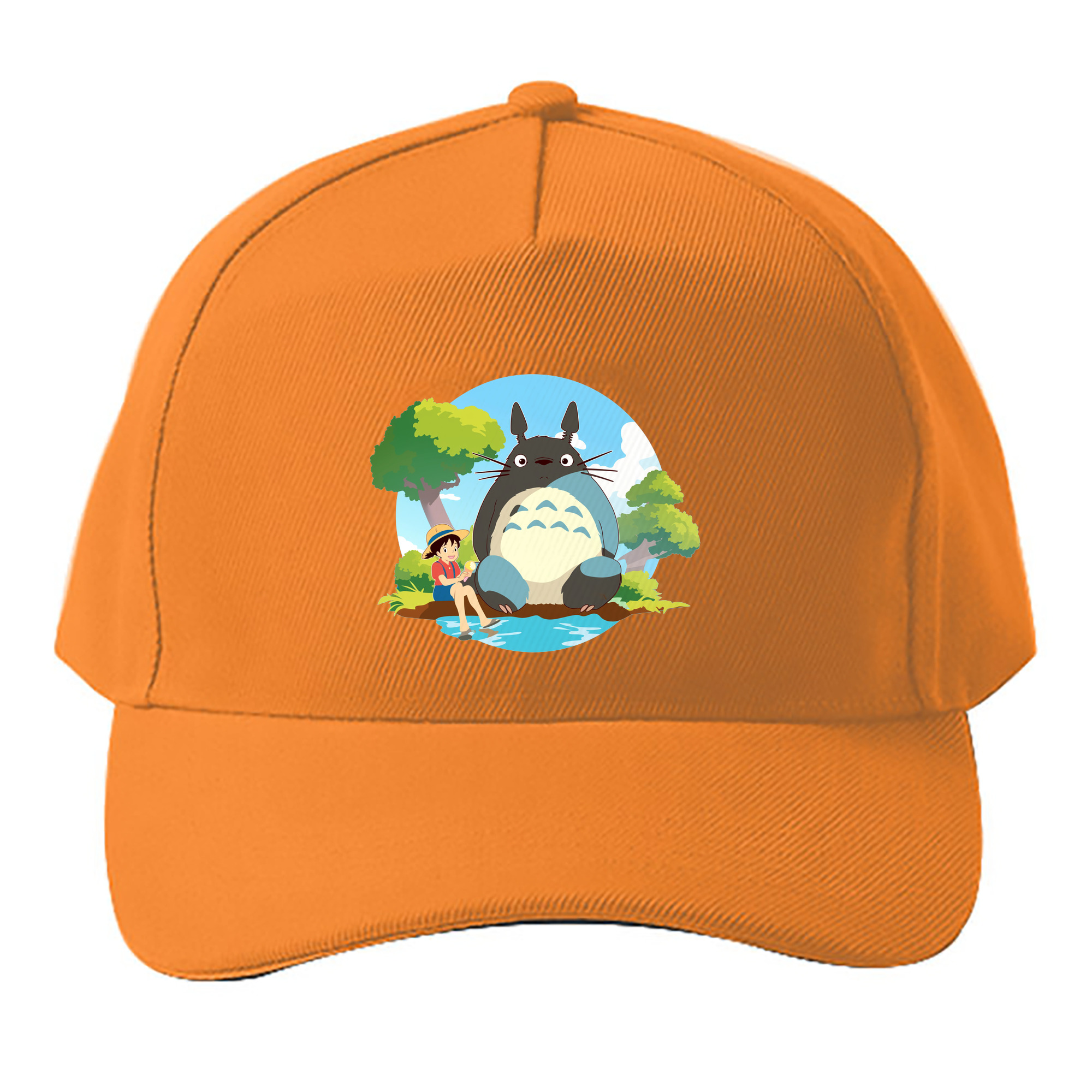 （画像用） となりのトトロ 草壁メイ 草壁サツキ My Neighbor Totoro Satsuki Kusakabe Mei Kusakabe ベースボールキャップ 綿100％ 男女兼用 帽子 スポーツ