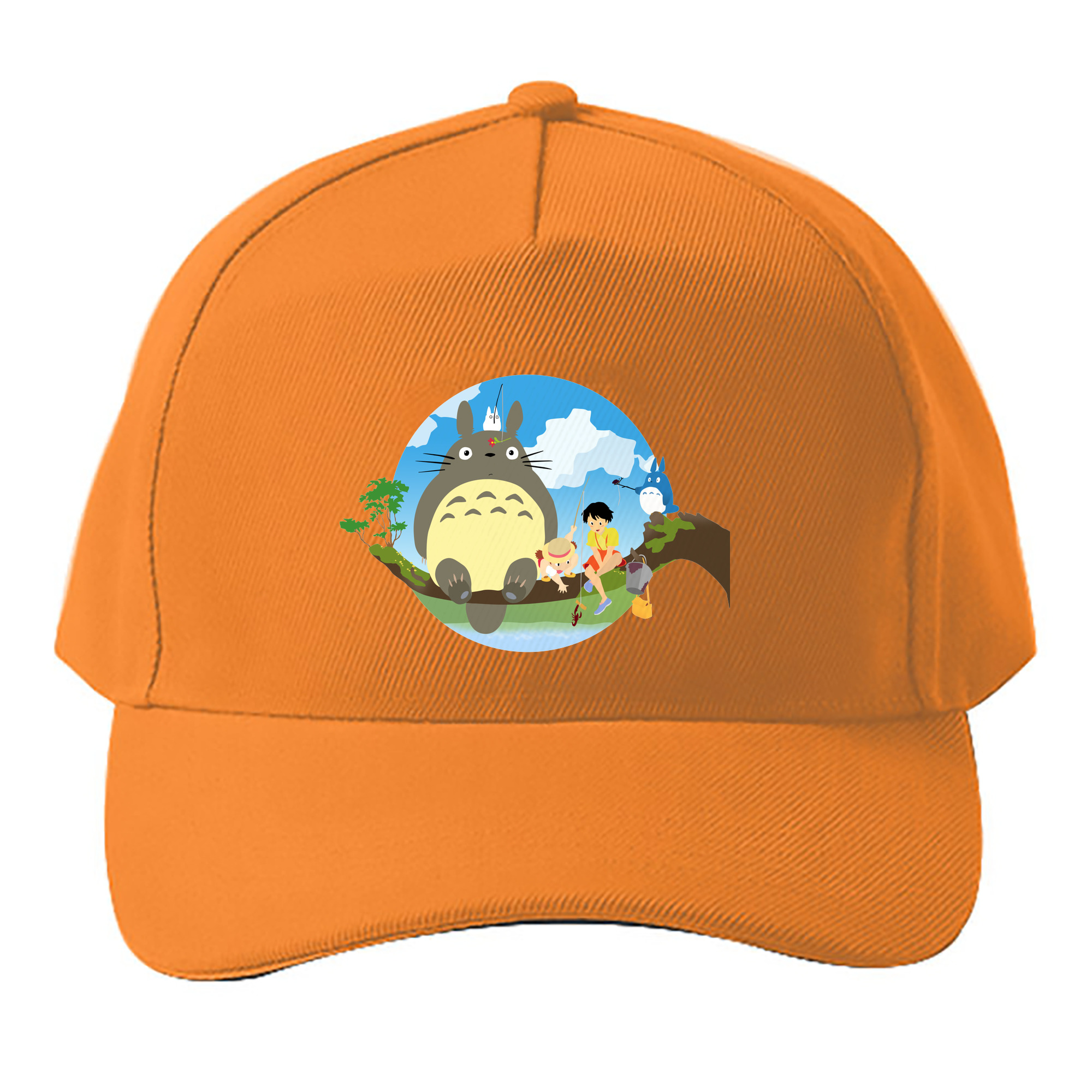 （画像用） となりのトトロ 草壁メイ 草壁サツキ My Neighbor Totoro Satsuki Kusakabe Mei Kusakabe ベースボールキャップ 綿100％ 男女兼用 帽子 スポーツ