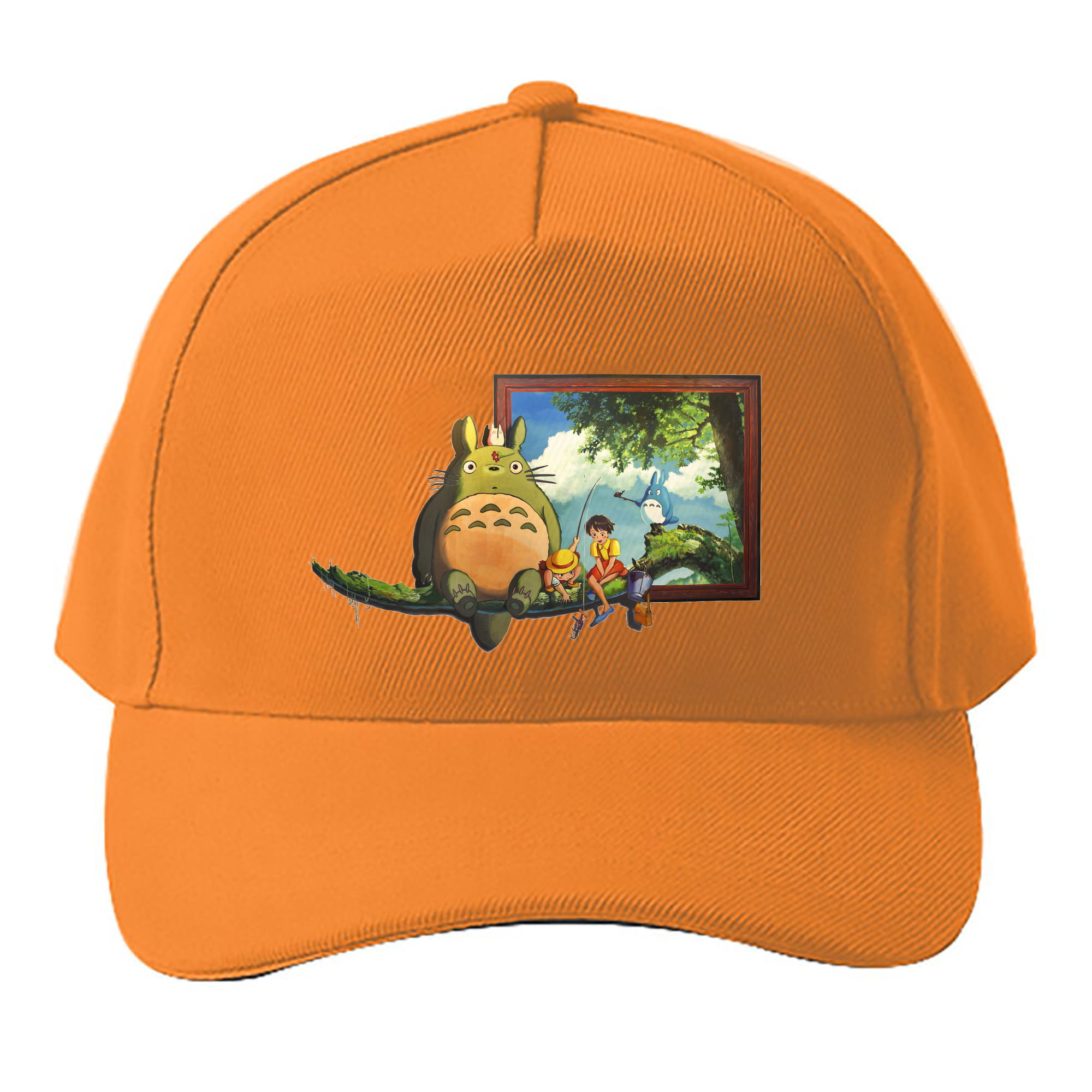 （画像用） となりのトトロ 草壁メイ 草壁サツキ My Neighbor Totoro Satsuki Kusakabe Mei Kusakabe ベースボールキャップ 綿100％ 男女兼用 帽子 スポーツ