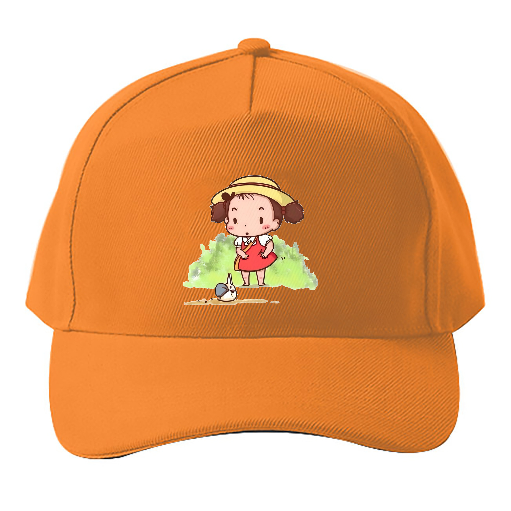 （画像用） となりのトトロ 草壁メイ 草壁サツキ My Neighbor Totoro Satsuki Kusakabe Mei Kusakabe ベースボールキャップ 綿100％ 男女兼用 帽子 スポーツ