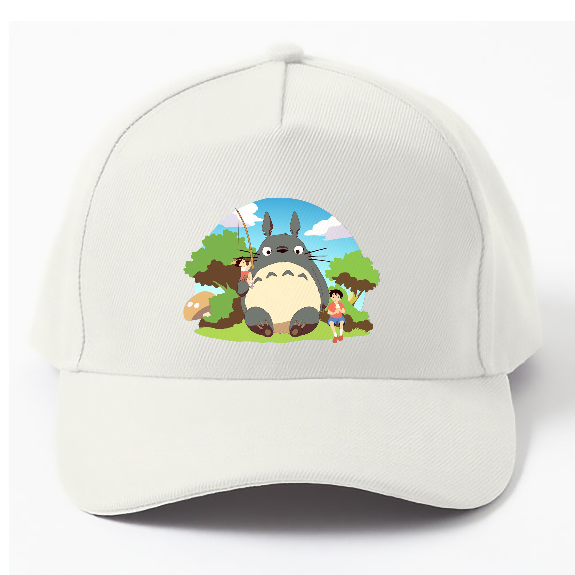 （画像用） となりのトトロ 草壁メイ 草壁サツキ My Neighbor Totoro Satsuki Kusakabe Mei Kusakabe ベースボールキャップ 綿100％ 男女兼用 帽子 スポーツ