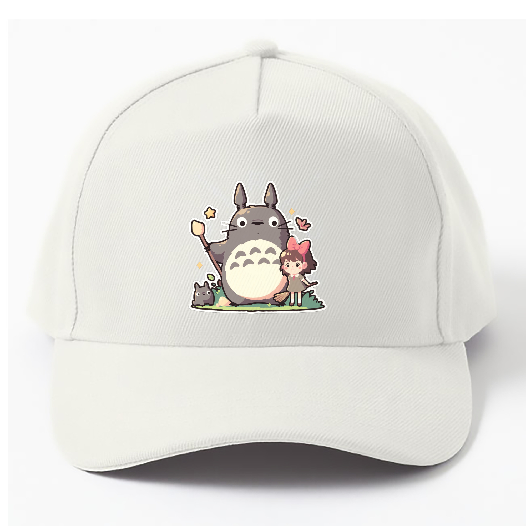 （画像用） となりのトトロ 草壁メイ 草壁サツキ My Neighbor Totoro Satsuki Kusakabe Mei Kusakabe ベースボールキャップ 綿100％ 男女兼用 帽子 スポーツ