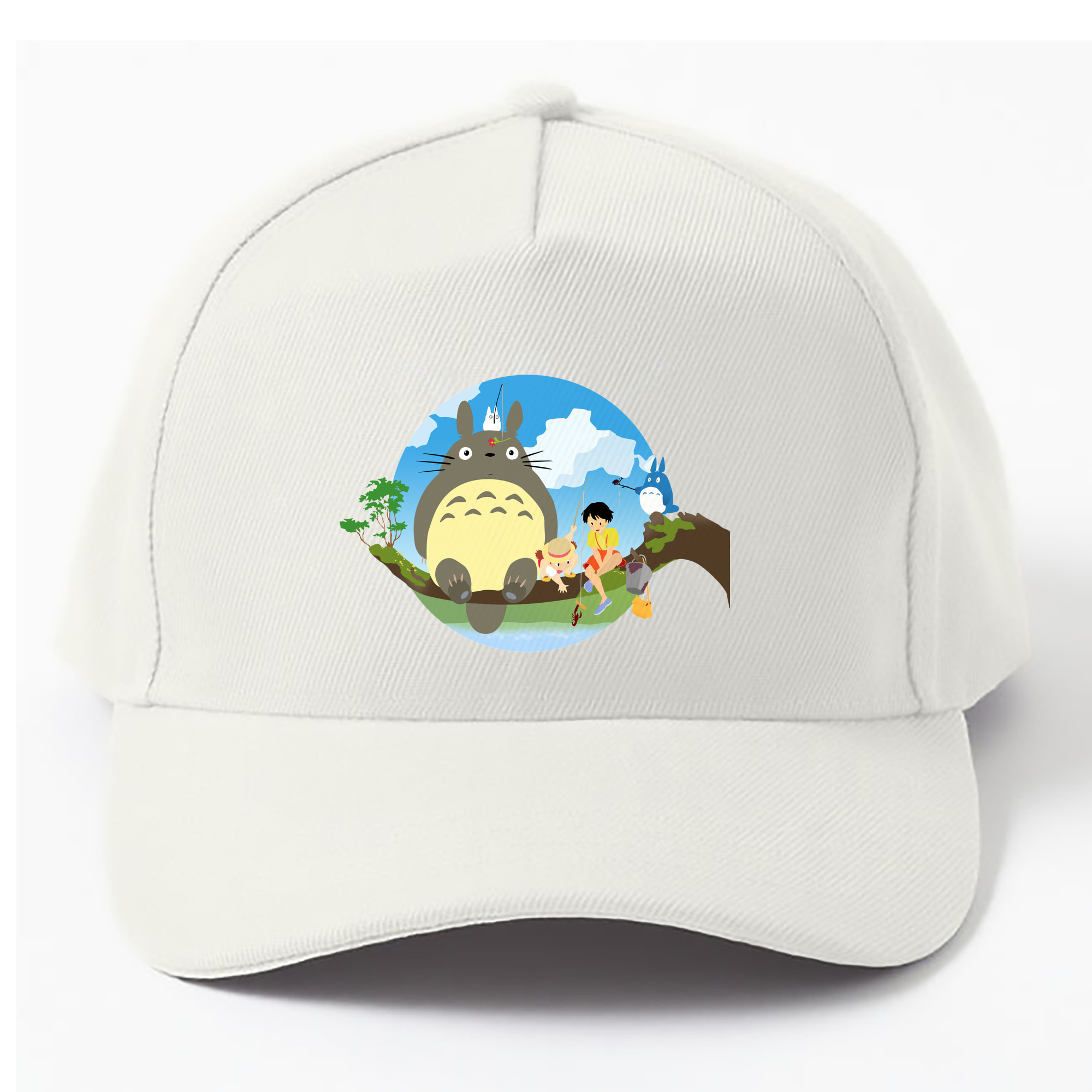 （画像用） となりのトトロ 草壁メイ 草壁サツキ My Neighbor Totoro Satsuki Kusakabe Mei Kusakabe ベースボールキャップ 綿100％ 男女兼用 帽子 スポーツ