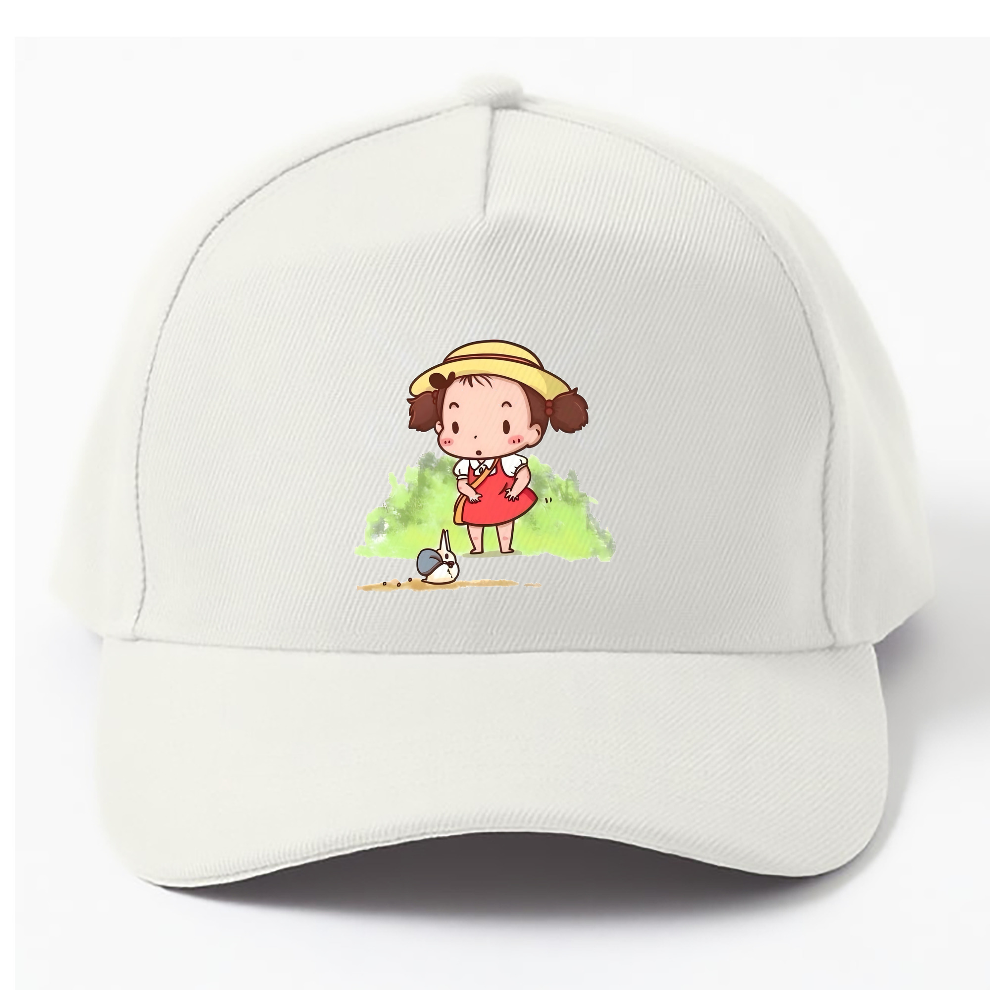 （画像用） となりのトトロ 草壁メイ 草壁サツキ My Neighbor Totoro Satsuki Kusakabe Mei Kusakabe ベースボールキャップ 綿100％ 男女兼用 帽子 スポーツ