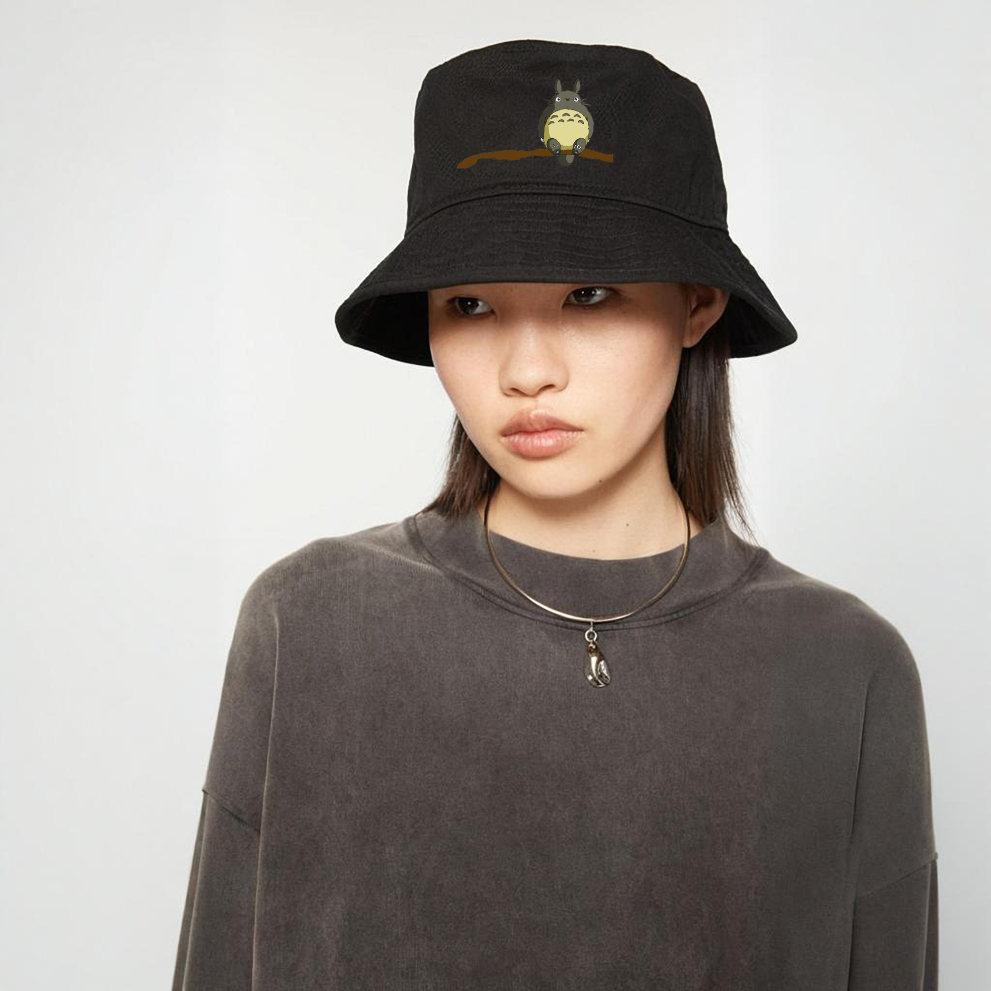 となりのトトロ 草壁メイ 草壁サツキ My Neighbor Totoro Satsuki Kusakabe Mei Kusakabe アウトドア日除けバケットハット