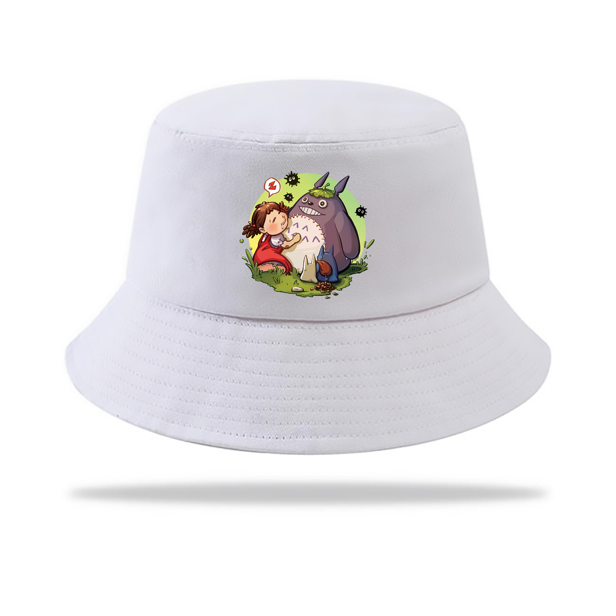 （画像用） となりのトトロ 草壁メイ 草壁サツキ My Neighbor Totoro Satsuki Kusakabe Mei Kusakabe アウトドア日除けバケットハット