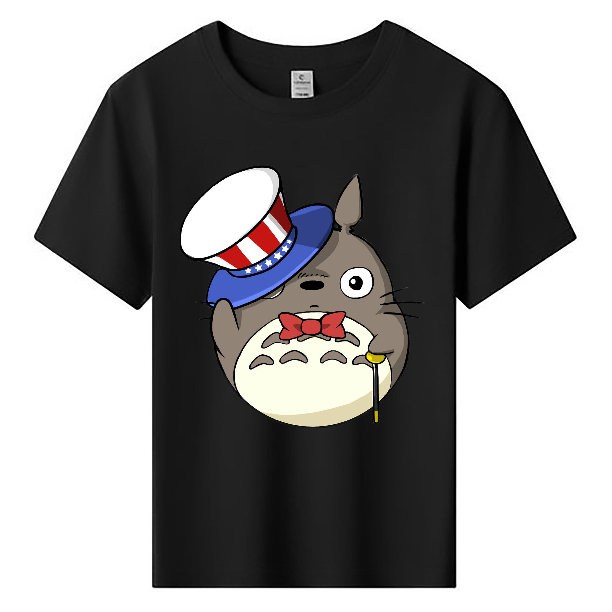（画像用） となりのトトロ 草壁メイ 草壁サツキ My Neighbor Totoro Satsuki Kusakabe Mei Kusakabe 綿100％キッズTシャツ（フロントプリント）