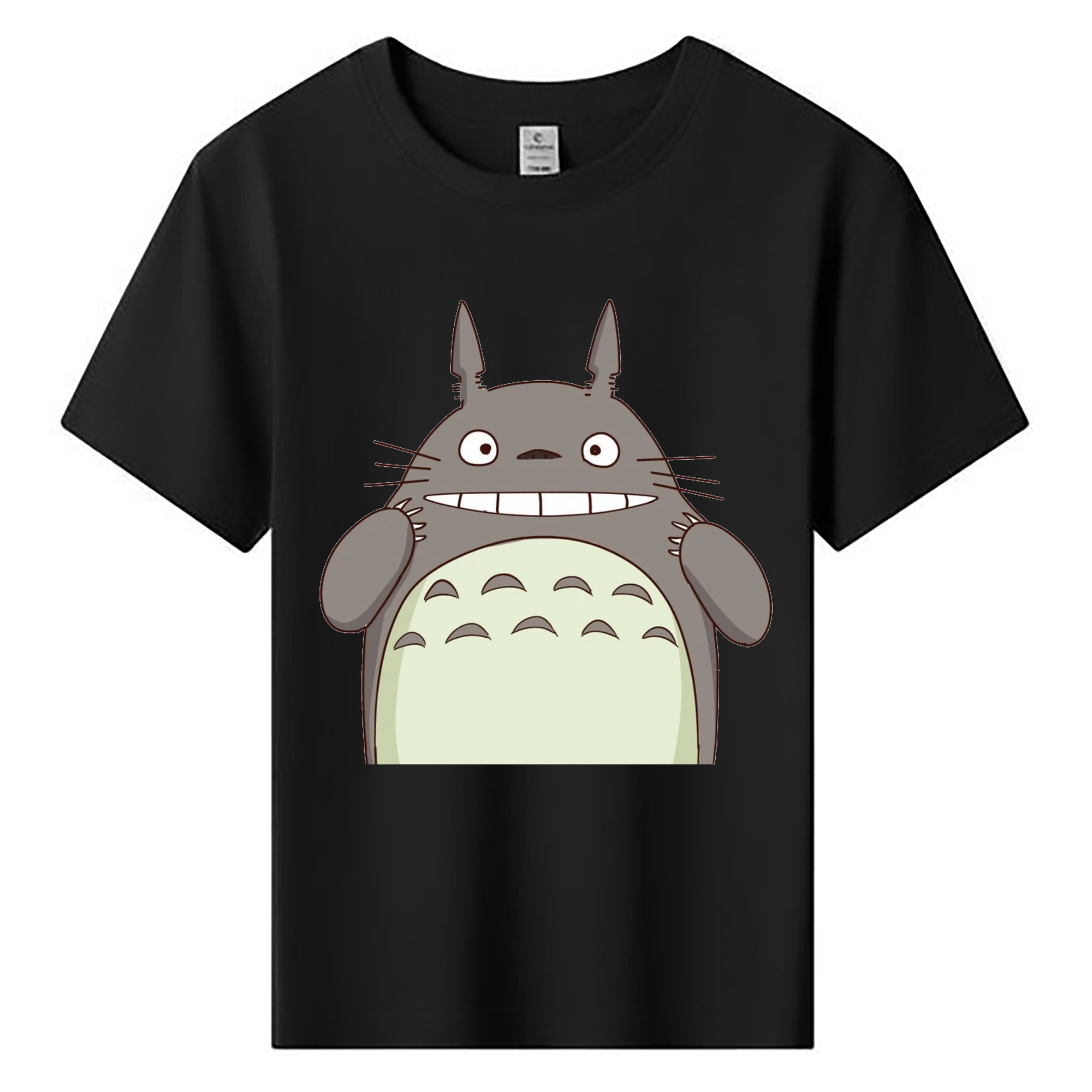 （画像用） となりのトトロ 草壁メイ 草壁サツキ My Neighbor Totoro Satsuki Kusakabe Mei Kusakabe 綿100％キッズTシャツ（フロントプリント）