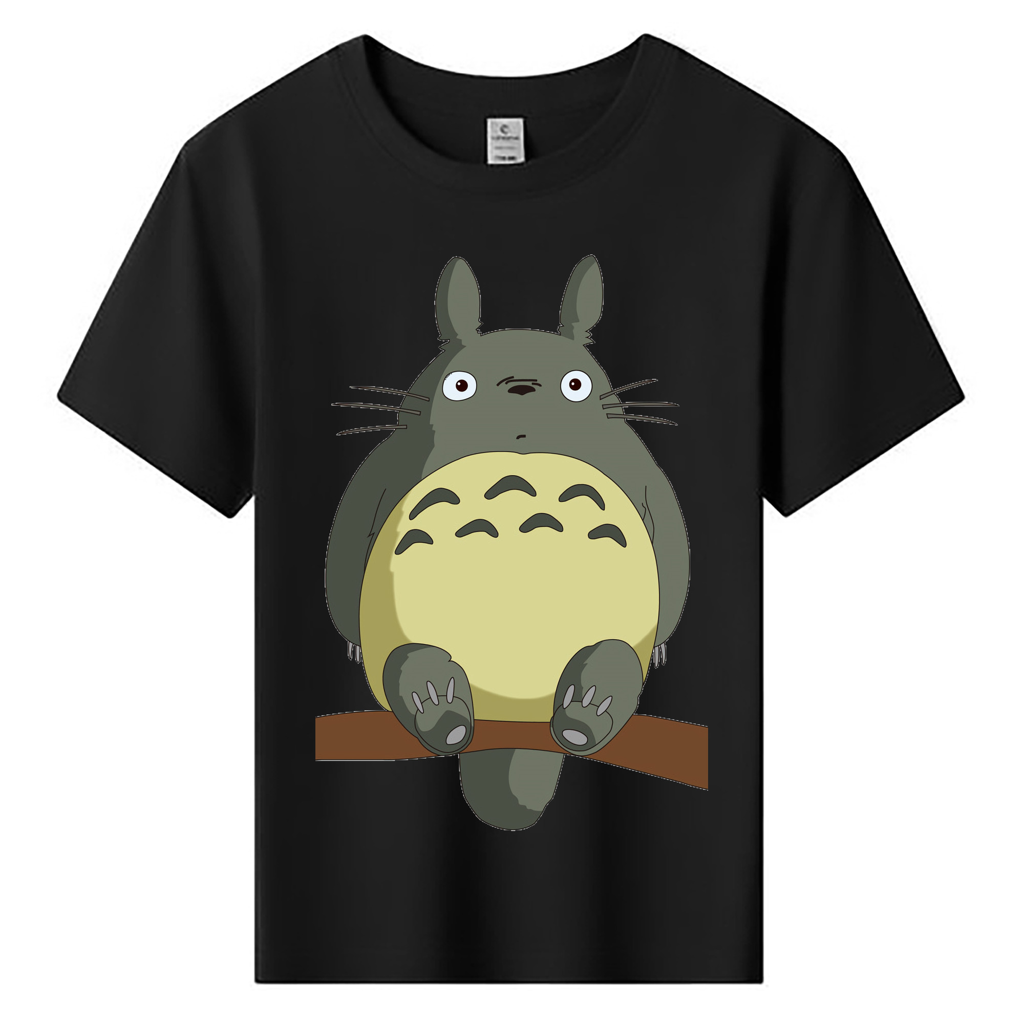 （画像用） となりのトトロ 草壁メイ 草壁サツキ My Neighbor Totoro Satsuki Kusakabe Mei Kusakabe 綿100％キッズTシャツ（フロントプリント）