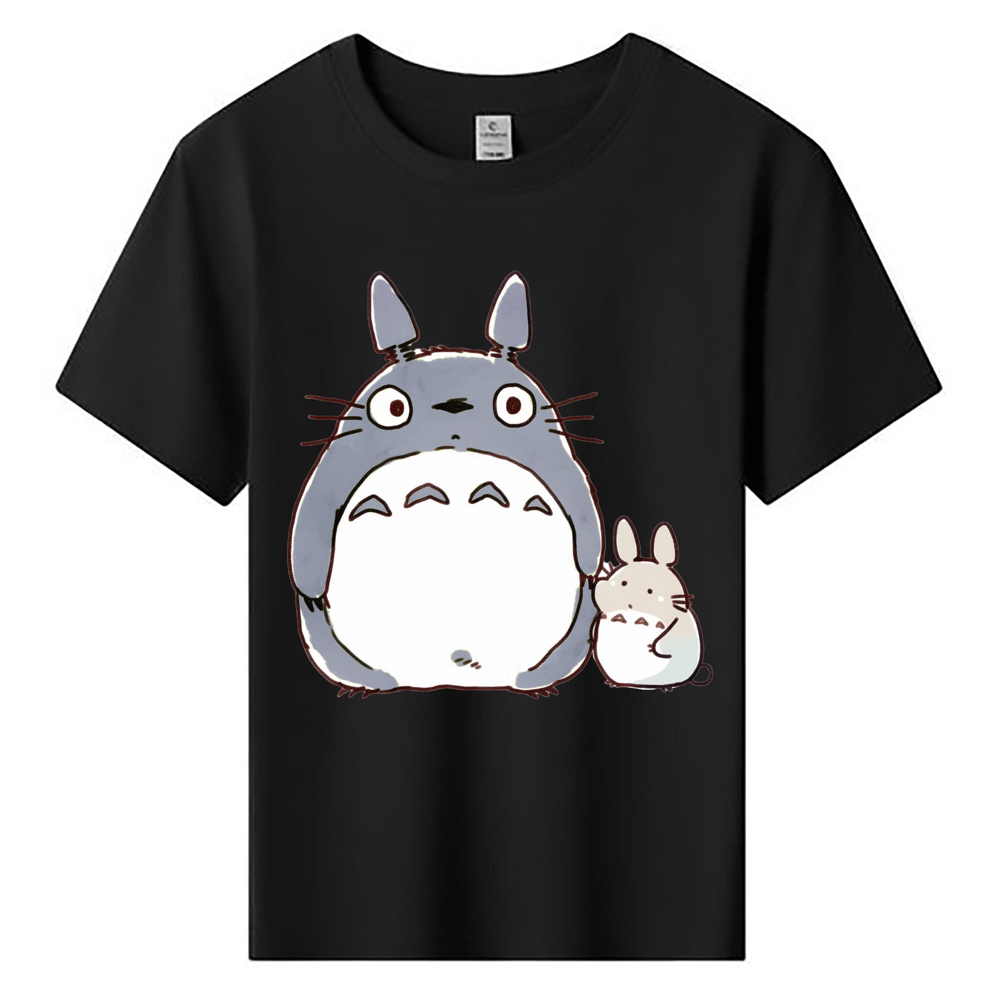 （画像用） となりのトトロ 草壁メイ 草壁サツキ My Neighbor Totoro Satsuki Kusakabe Mei Kusakabe 綿100％キッズTシャツ（フロントプリント）