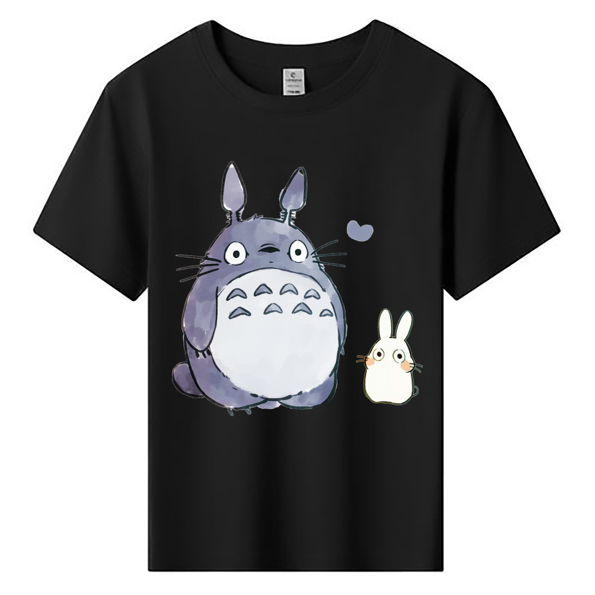 （画像用） となりのトトロ 草壁メイ 草壁サツキ My Neighbor Totoro Satsuki Kusakabe Mei Kusakabe 綿100％キッズTシャツ（フロントプリント）