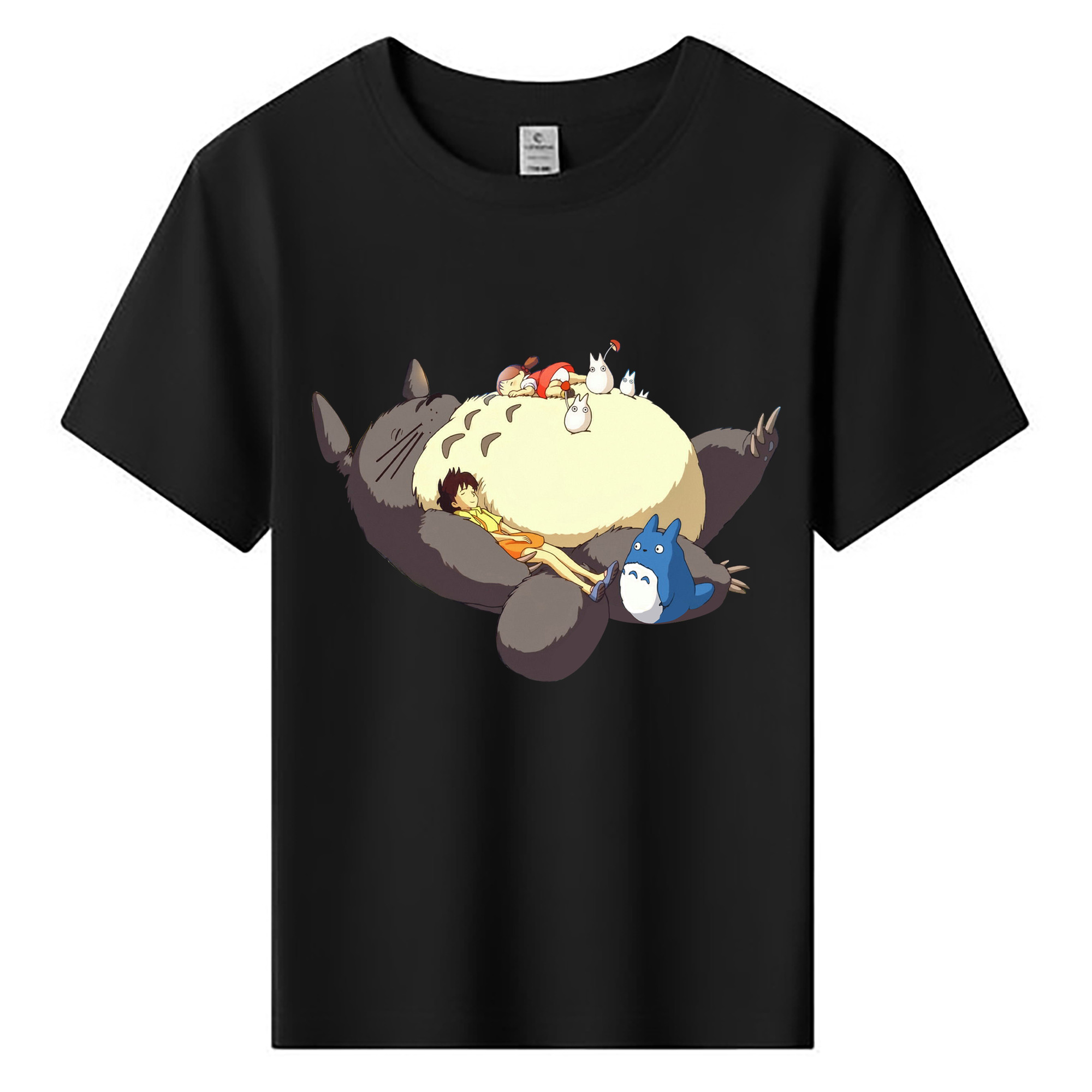 （画像用） となりのトトロ 草壁メイ 草壁サツキ My Neighbor Totoro Satsuki Kusakabe Mei Kusakabe 綿100％キッズTシャツ（フロントプリント）