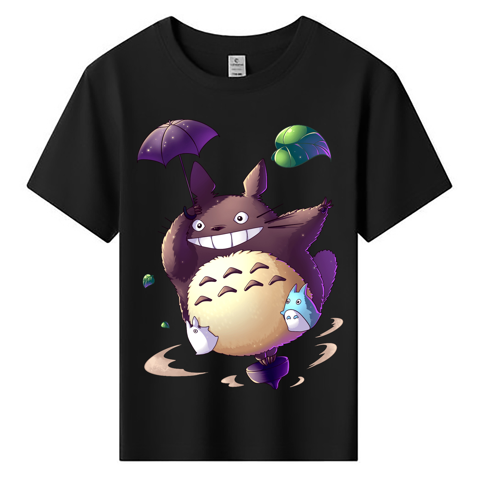 （画像用） となりのトトロ 草壁メイ 草壁サツキ My Neighbor Totoro Satsuki Kusakabe Mei Kusakabe 綿100％キッズTシャツ（フロントプリント）