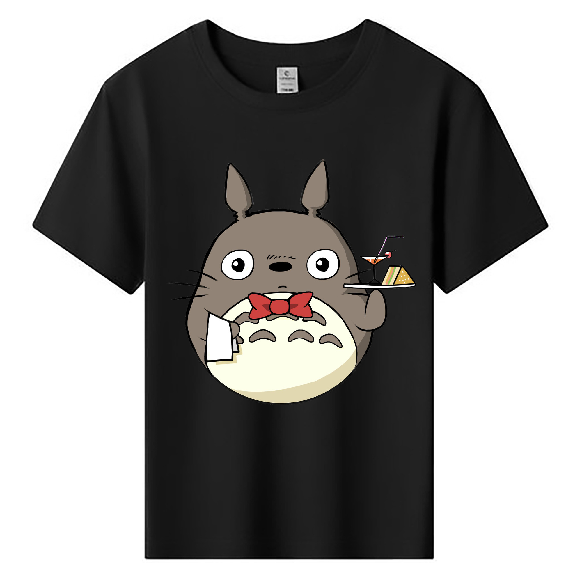 （画像用） となりのトトロ 草壁メイ 草壁サツキ My Neighbor Totoro Satsuki Kusakabe Mei Kusakabe 綿100％キッズTシャツ（フロントプリント）