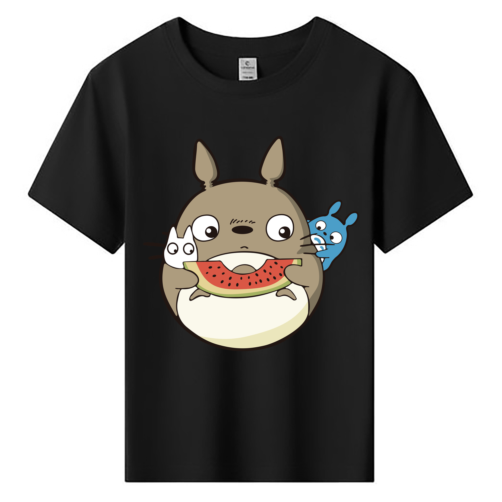 （画像用） となりのトトロ 草壁メイ 草壁サツキ My Neighbor Totoro Satsuki Kusakabe Mei Kusakabe 綿100％キッズTシャツ（フロントプリント）