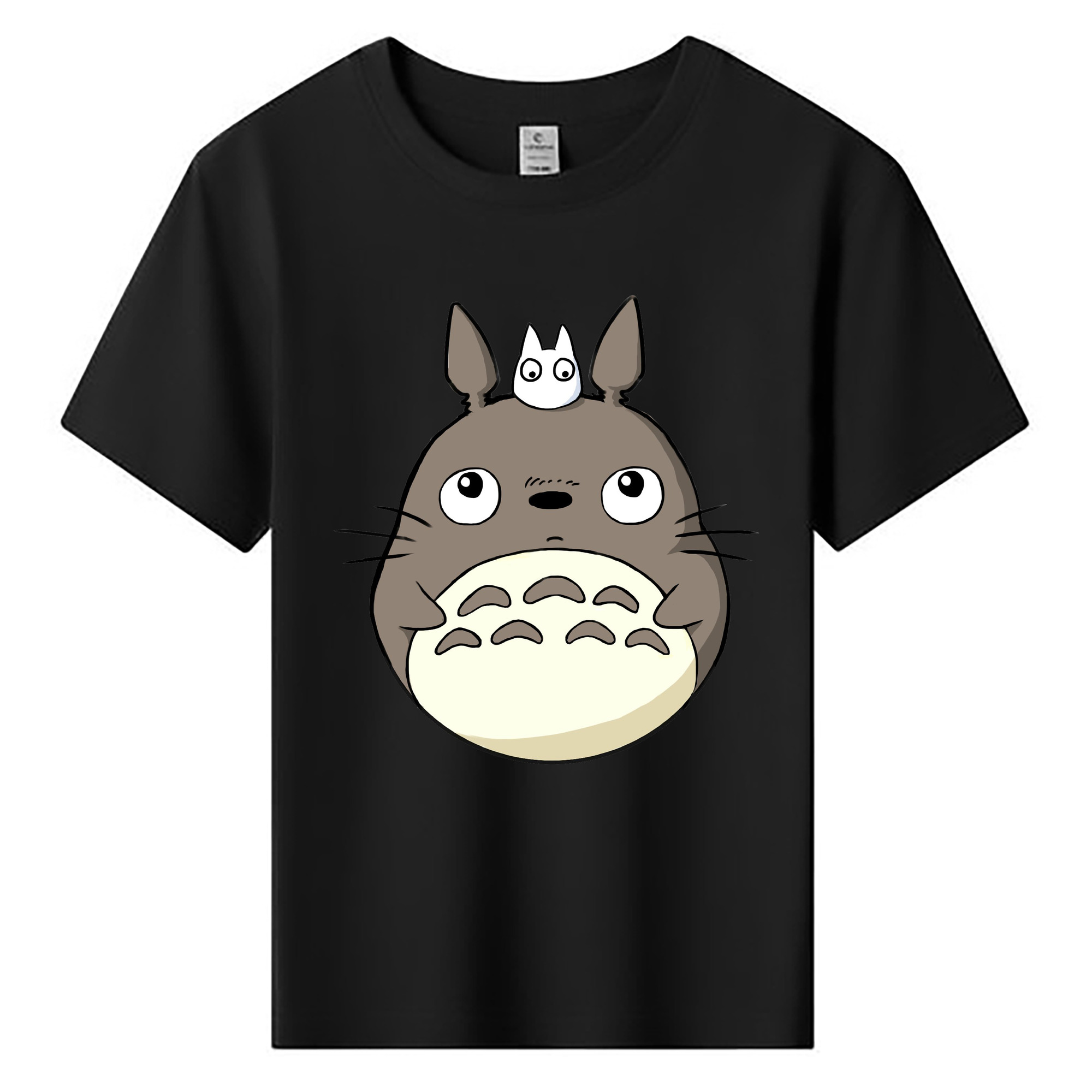 （画像用） となりのトトロ 草壁メイ 草壁サツキ My Neighbor Totoro Satsuki Kusakabe Mei Kusakabe 綿100％キッズTシャツ（フロントプリント）