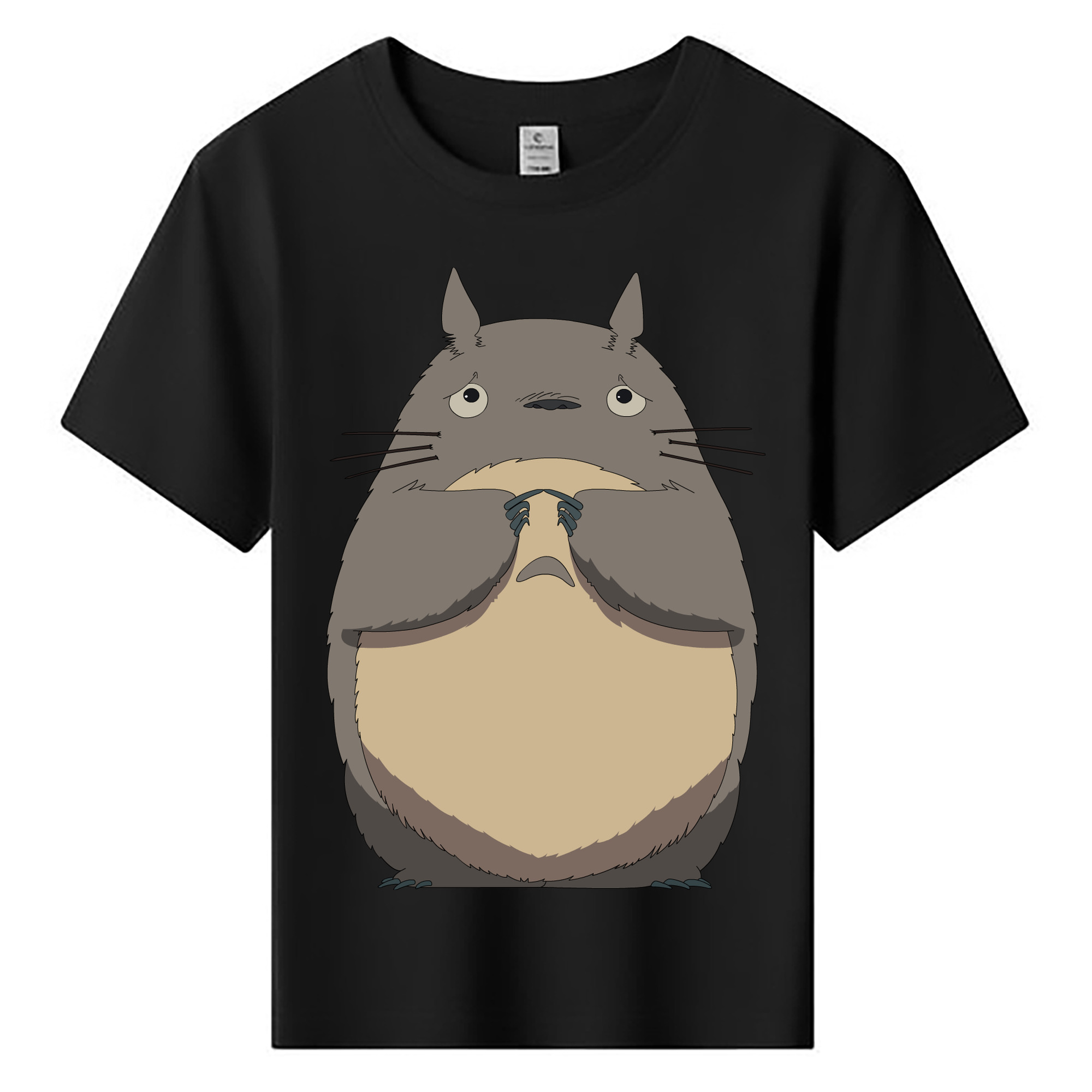 （画像用） となりのトトロ 草壁メイ 草壁サツキ My Neighbor Totoro Satsuki Kusakabe Mei Kusakabe 綿100％キッズTシャツ（フロントプリント）