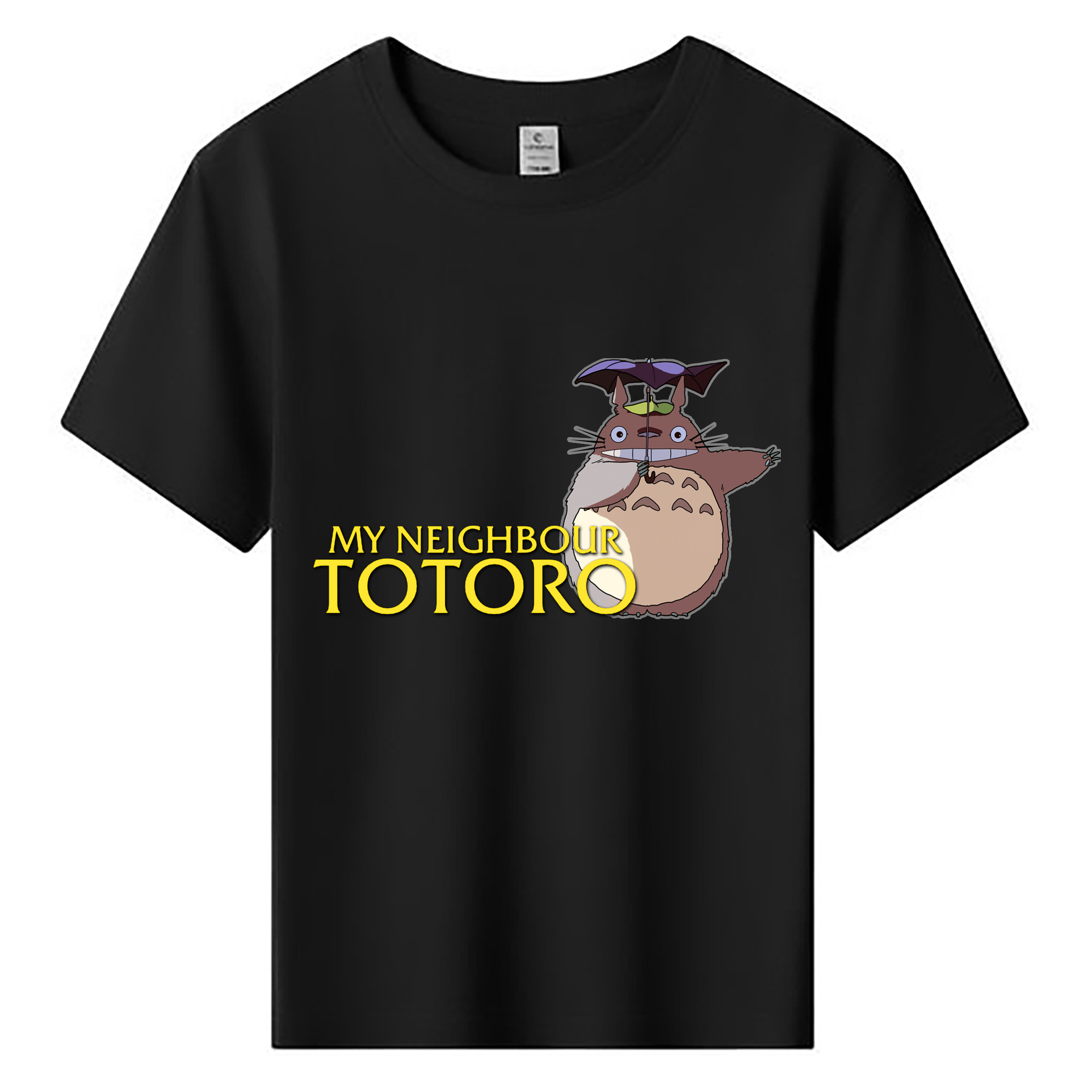 （画像用） となりのトトロ 草壁メイ 草壁サツキ My Neighbor Totoro Satsuki Kusakabe Mei Kusakabe 綿100％キッズTシャツ（フロントプリント）