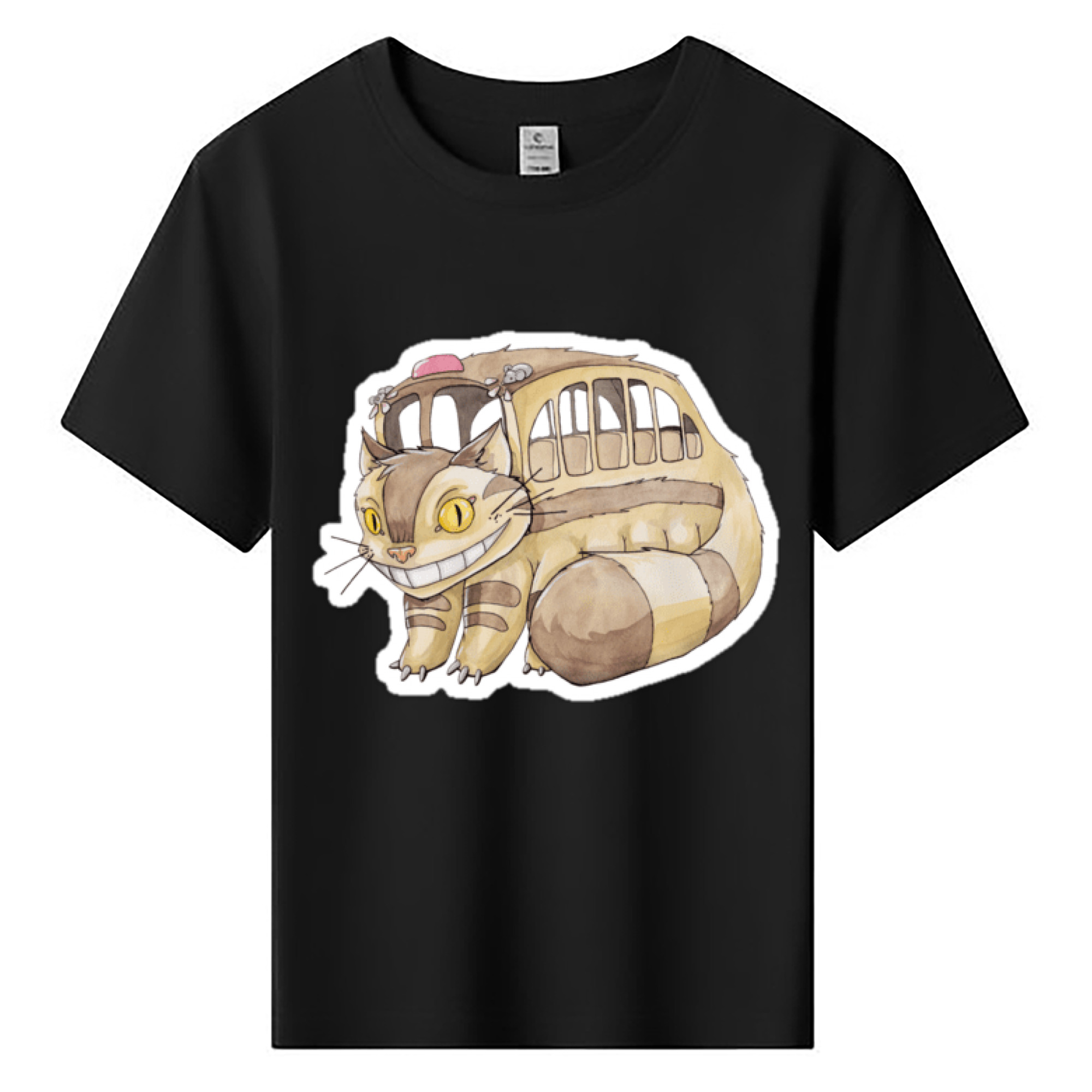 （画像用） となりのトトロ 草壁メイ 草壁サツキ My Neighbor Totoro Satsuki Kusakabe Mei Kusakabe 綿100％キッズTシャツ（フロントプリント）