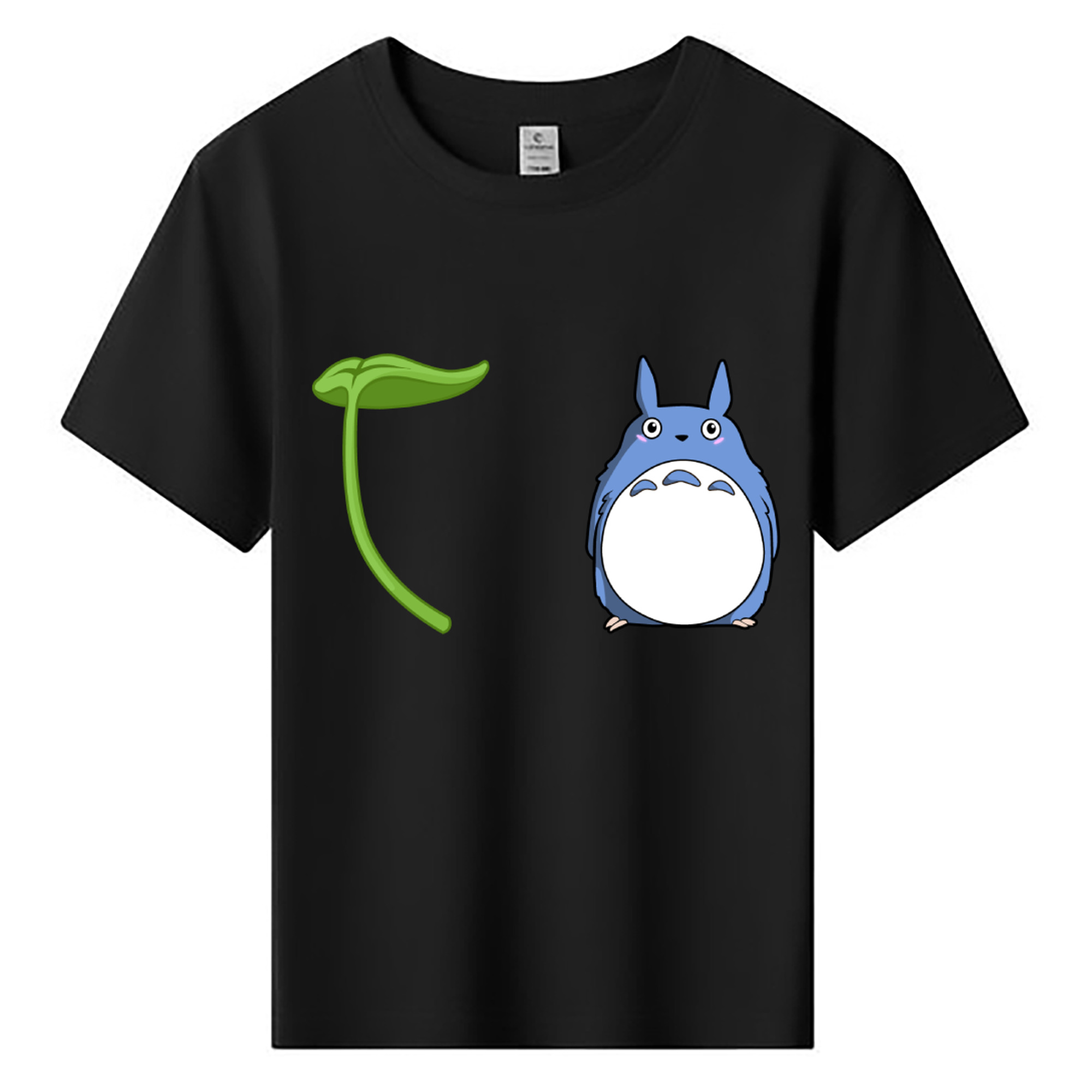（画像用） となりのトトロ 草壁メイ 草壁サツキ My Neighbor Totoro Satsuki Kusakabe Mei Kusakabe 綿100％キッズTシャツ（フロントプリント）