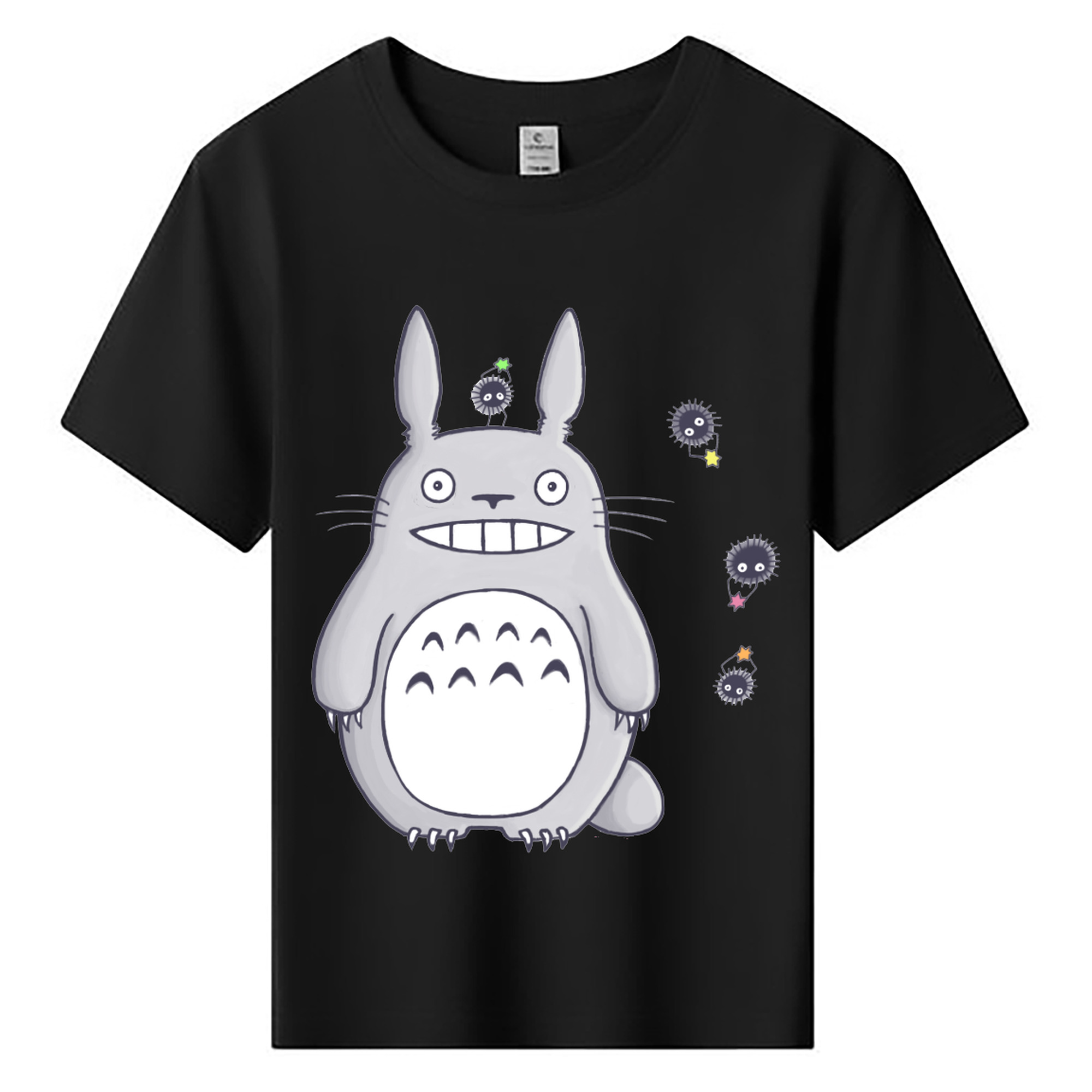 （画像用） となりのトトロ 草壁メイ 草壁サツキ My Neighbor Totoro Satsuki Kusakabe Mei Kusakabe 綿100％キッズTシャツ（フロントプリント）