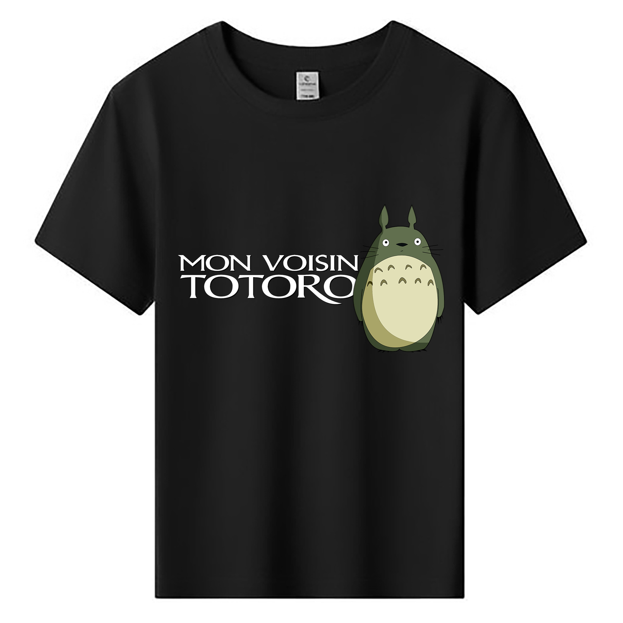（画像用） となりのトトロ 草壁メイ 草壁サツキ My Neighbor Totoro Satsuki Kusakabe Mei Kusakabe 綿100％キッズTシャツ（フロントプリント）