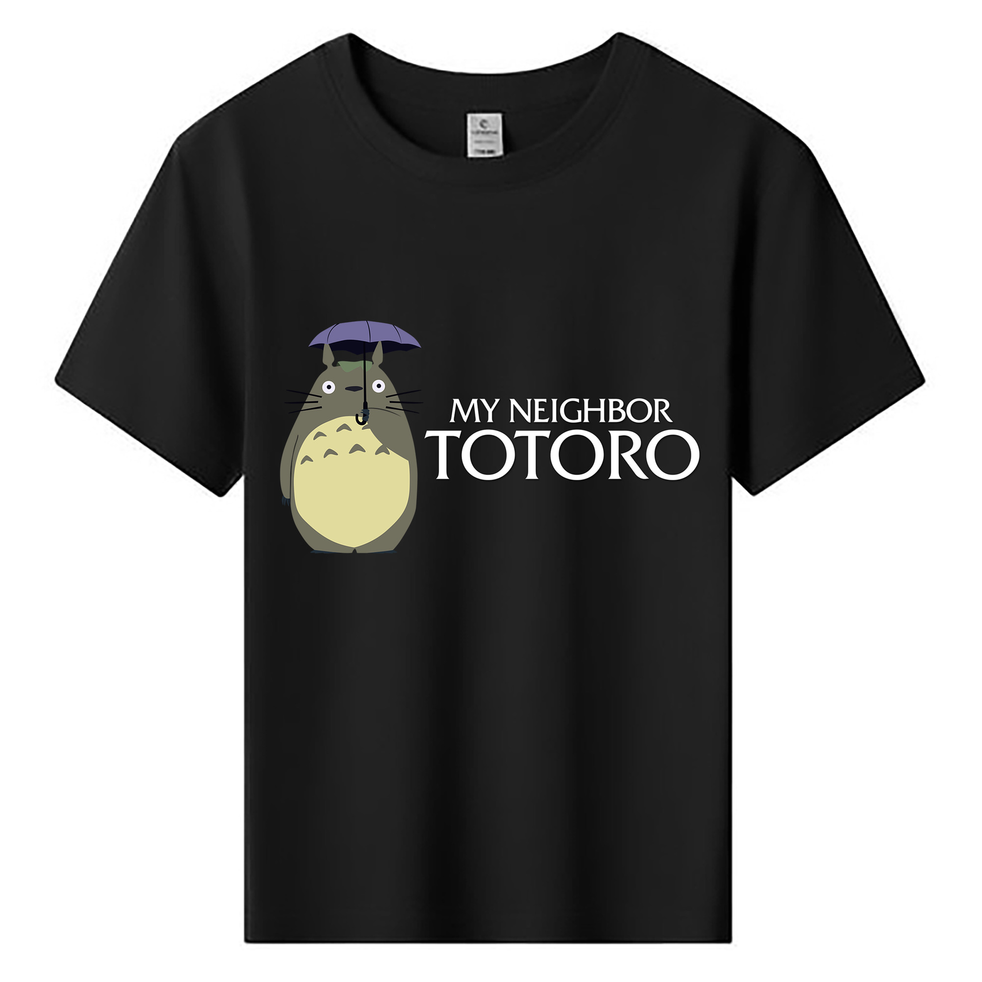 （画像用） となりのトトロ 草壁メイ 草壁サツキ My Neighbor Totoro Satsuki Kusakabe Mei Kusakabe 綿100％キッズTシャツ（フロントプリント）