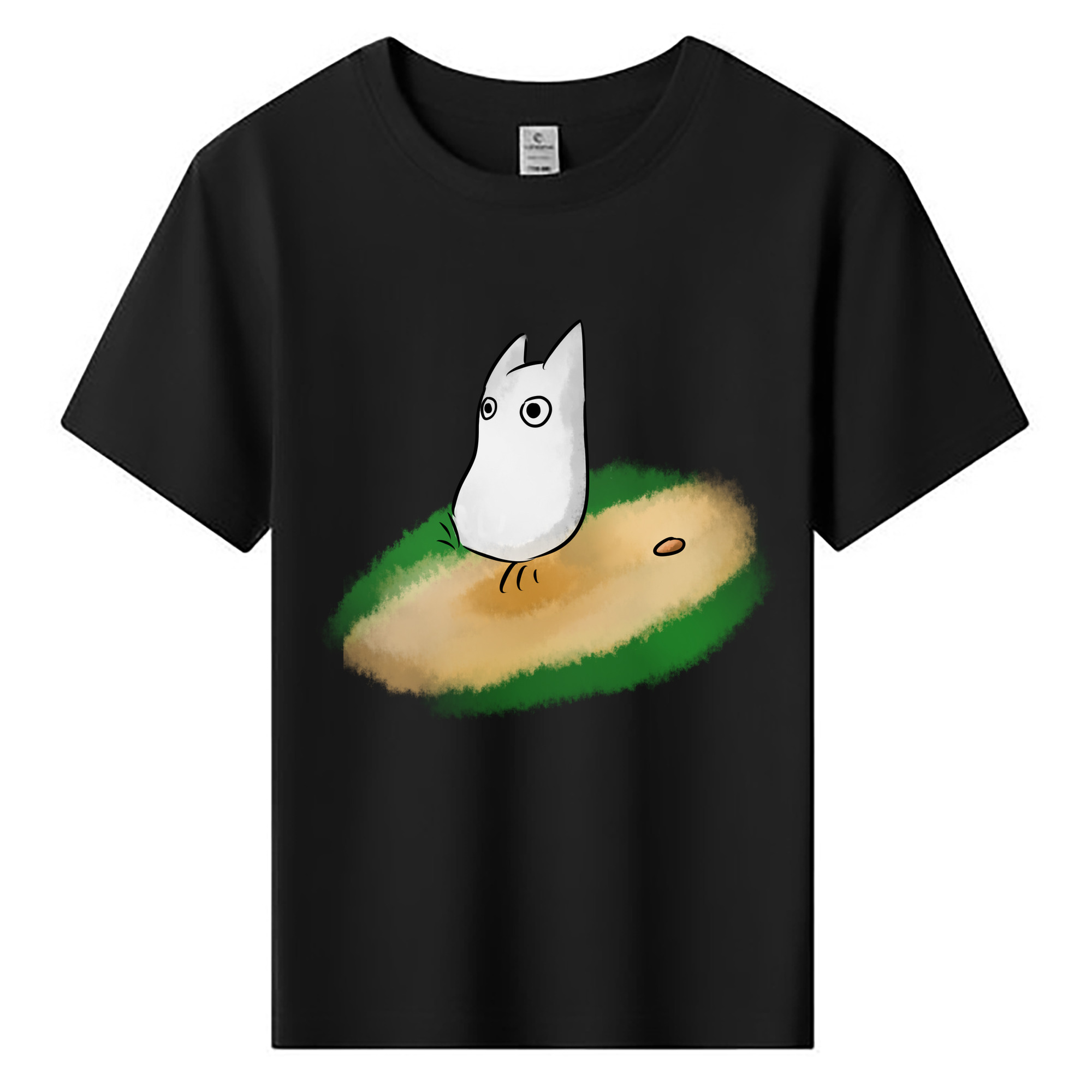 （画像用） となりのトトロ 草壁メイ 草壁サツキ My Neighbor Totoro Satsuki Kusakabe Mei Kusakabe 綿100％キッズTシャツ（フロントプリント）