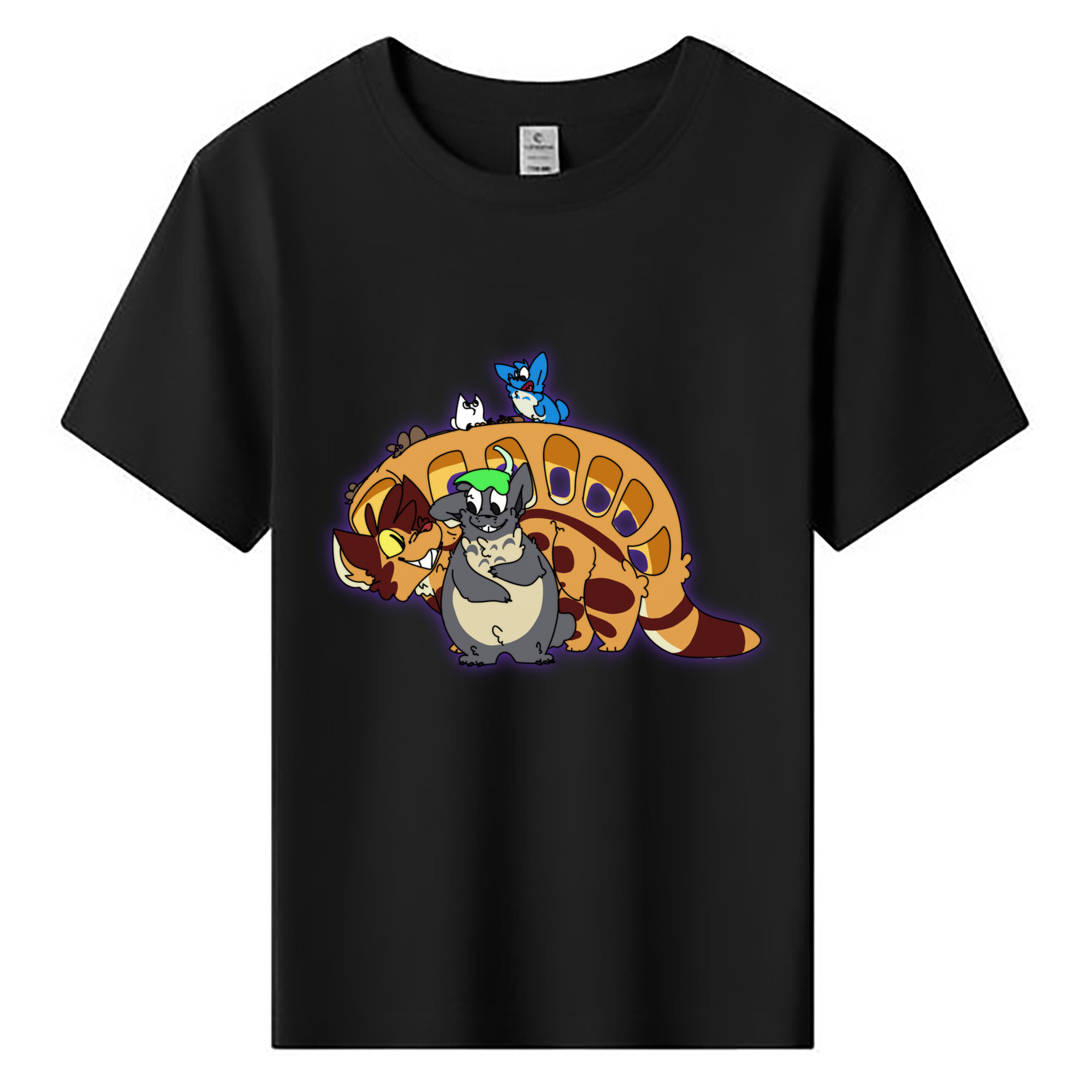 （画像用） となりのトトロ 草壁メイ 草壁サツキ My Neighbor Totoro Satsuki Kusakabe Mei Kusakabe 綿100％キッズTシャツ（フロントプリント）