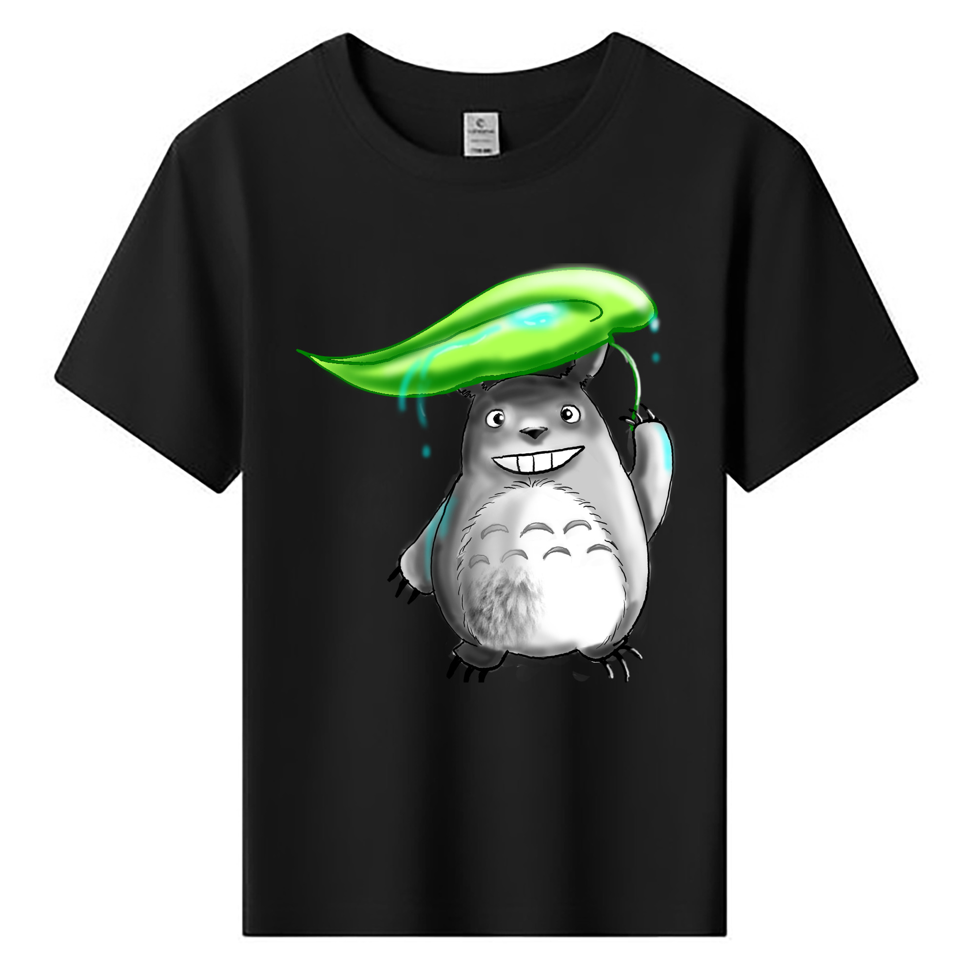 （画像用） となりのトトロ 草壁メイ 草壁サツキ My Neighbor Totoro Satsuki Kusakabe Mei Kusakabe 綿100％キッズTシャツ（フロントプリント）