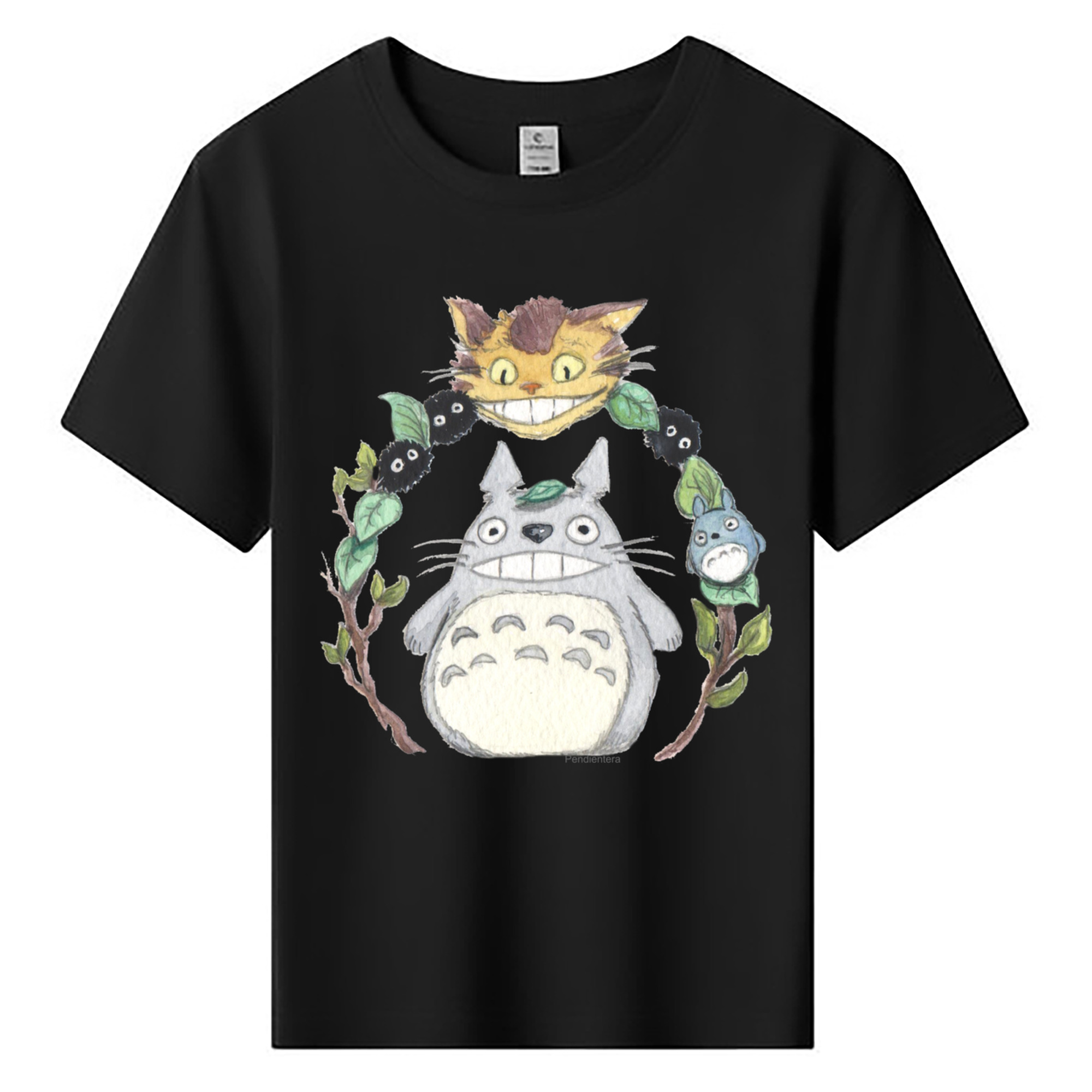 （画像用） となりのトトロ 草壁メイ 草壁サツキ My Neighbor Totoro Satsuki Kusakabe Mei Kusakabe 綿100％キッズTシャツ（フロントプリント）