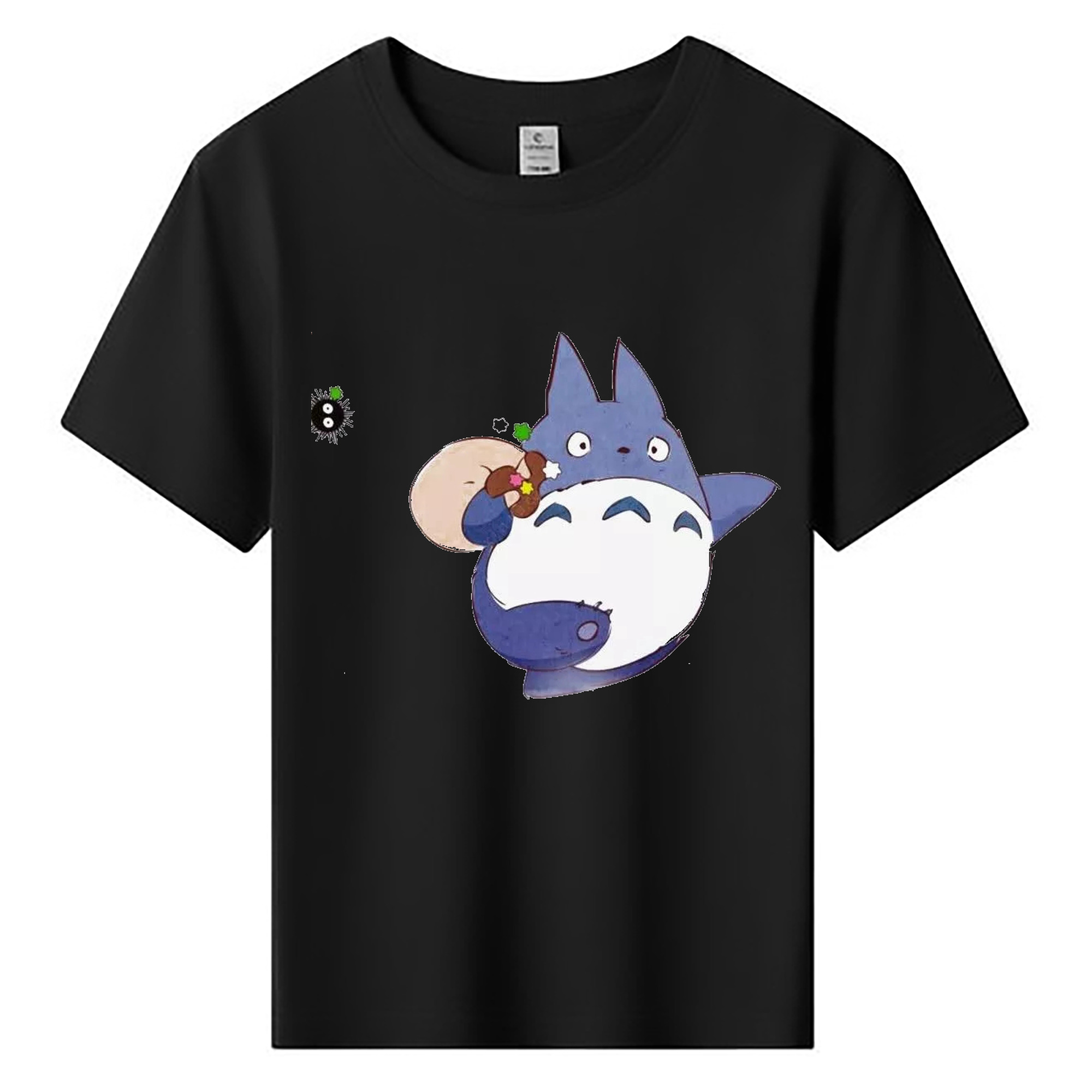 （画像用） となりのトトロ 草壁メイ 草壁サツキ My Neighbor Totoro Satsuki Kusakabe Mei Kusakabe 綿100％キッズTシャツ（フロントプリント）