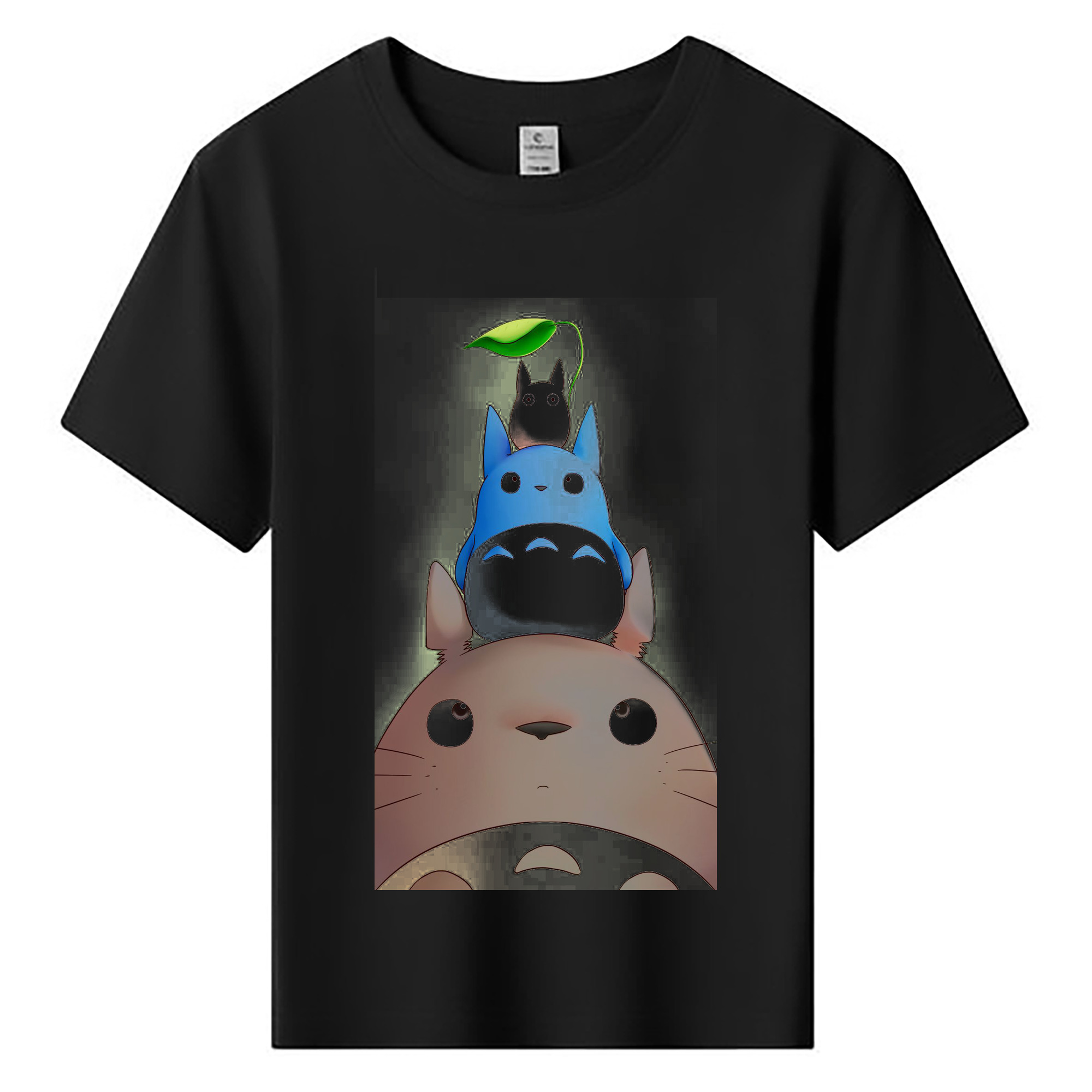 （画像用） となりのトトロ 草壁メイ 草壁サツキ My Neighbor Totoro Satsuki Kusakabe Mei Kusakabe 綿100％キッズTシャツ（フロントプリント）