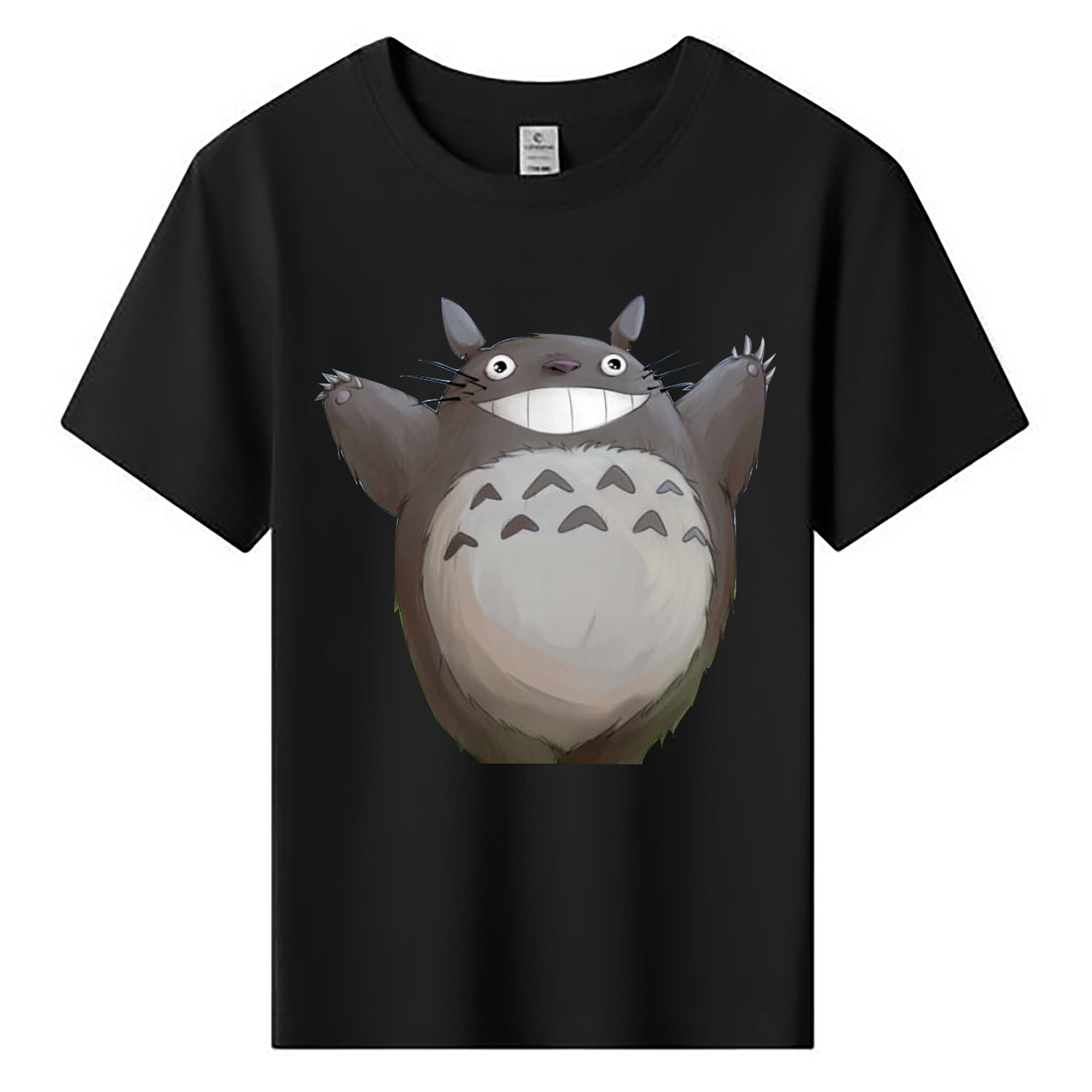 （画像用） となりのトトロ 草壁メイ 草壁サツキ My Neighbor Totoro Satsuki Kusakabe Mei Kusakabe 綿100％キッズTシャツ（フロントプリント）