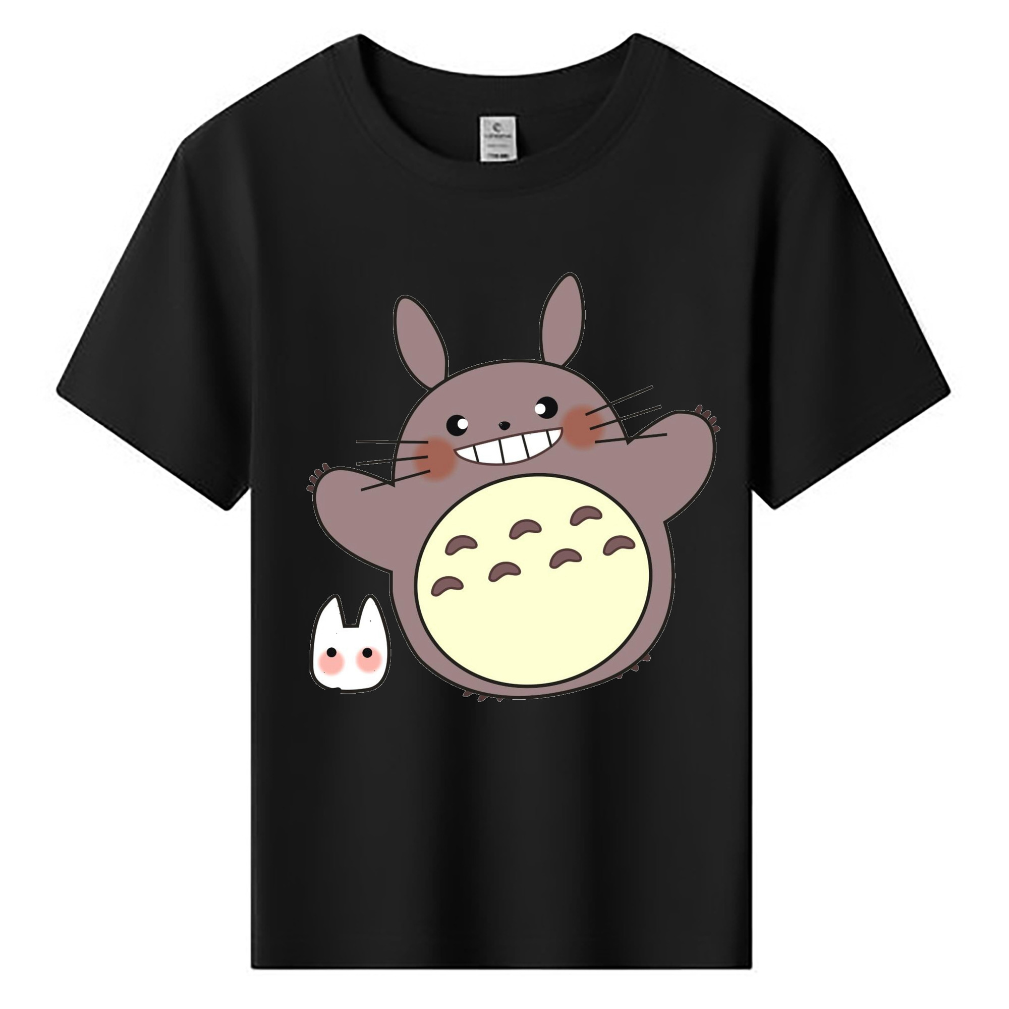 （画像用） となりのトトロ 草壁メイ 草壁サツキ My Neighbor Totoro Satsuki Kusakabe Mei Kusakabe 綿100％キッズTシャツ（フロントプリント）