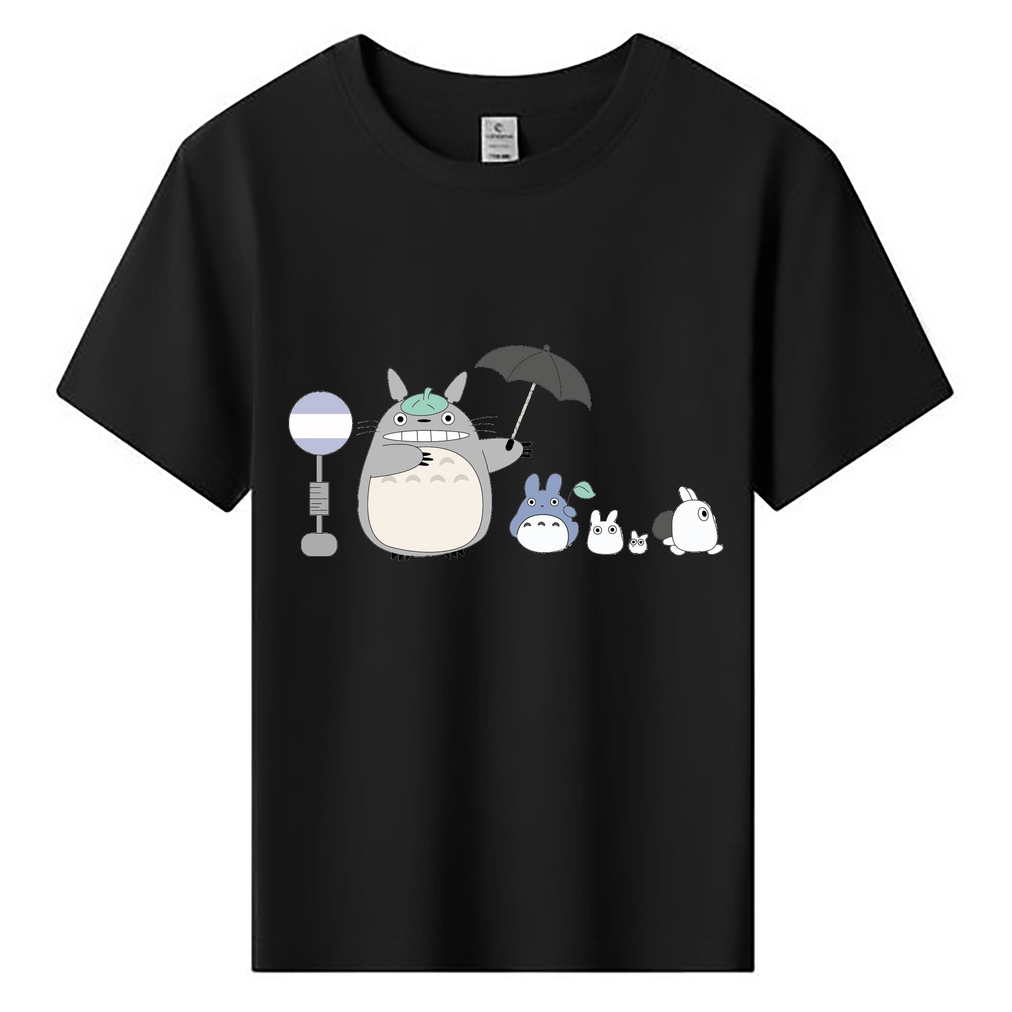 （画像用） となりのトトロ 草壁メイ 草壁サツキ My Neighbor Totoro Satsuki Kusakabe Mei Kusakabe 綿100％キッズTシャツ（フロントプリント）