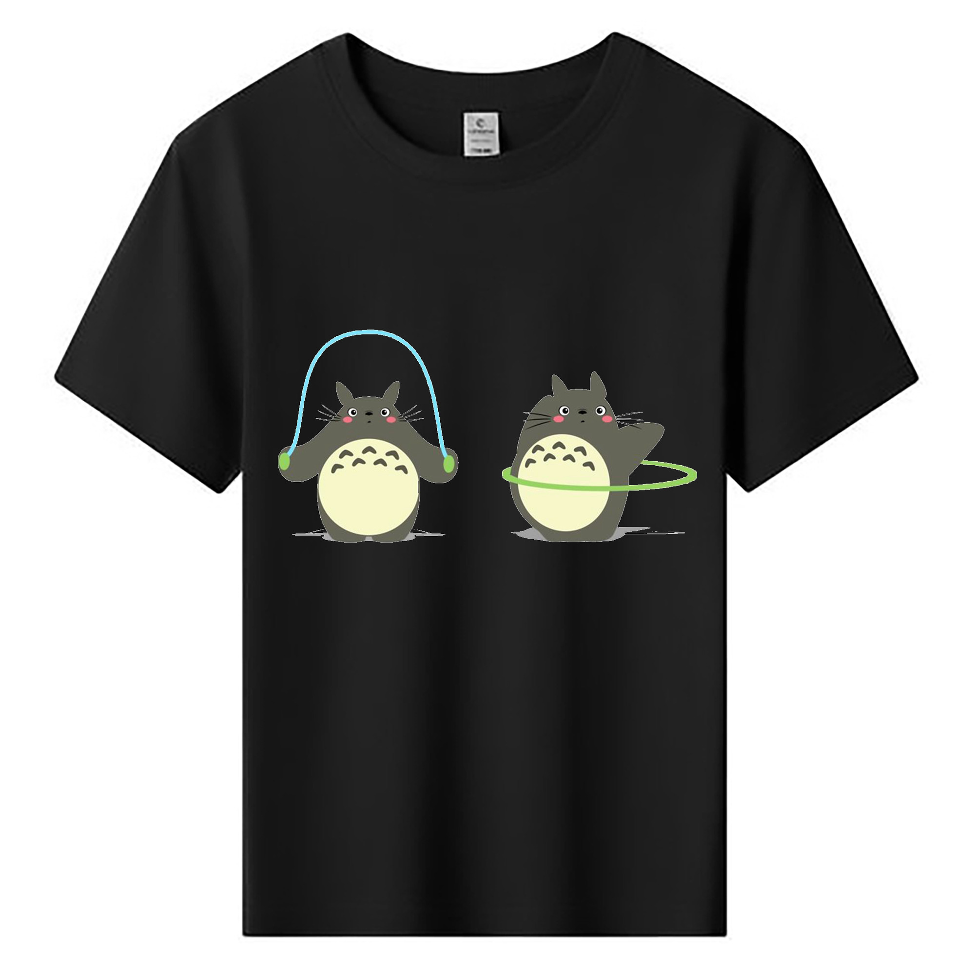 （画像用） となりのトトロ 草壁メイ 草壁サツキ My Neighbor Totoro Satsuki Kusakabe Mei Kusakabe 綿100％キッズTシャツ（フロントプリント）