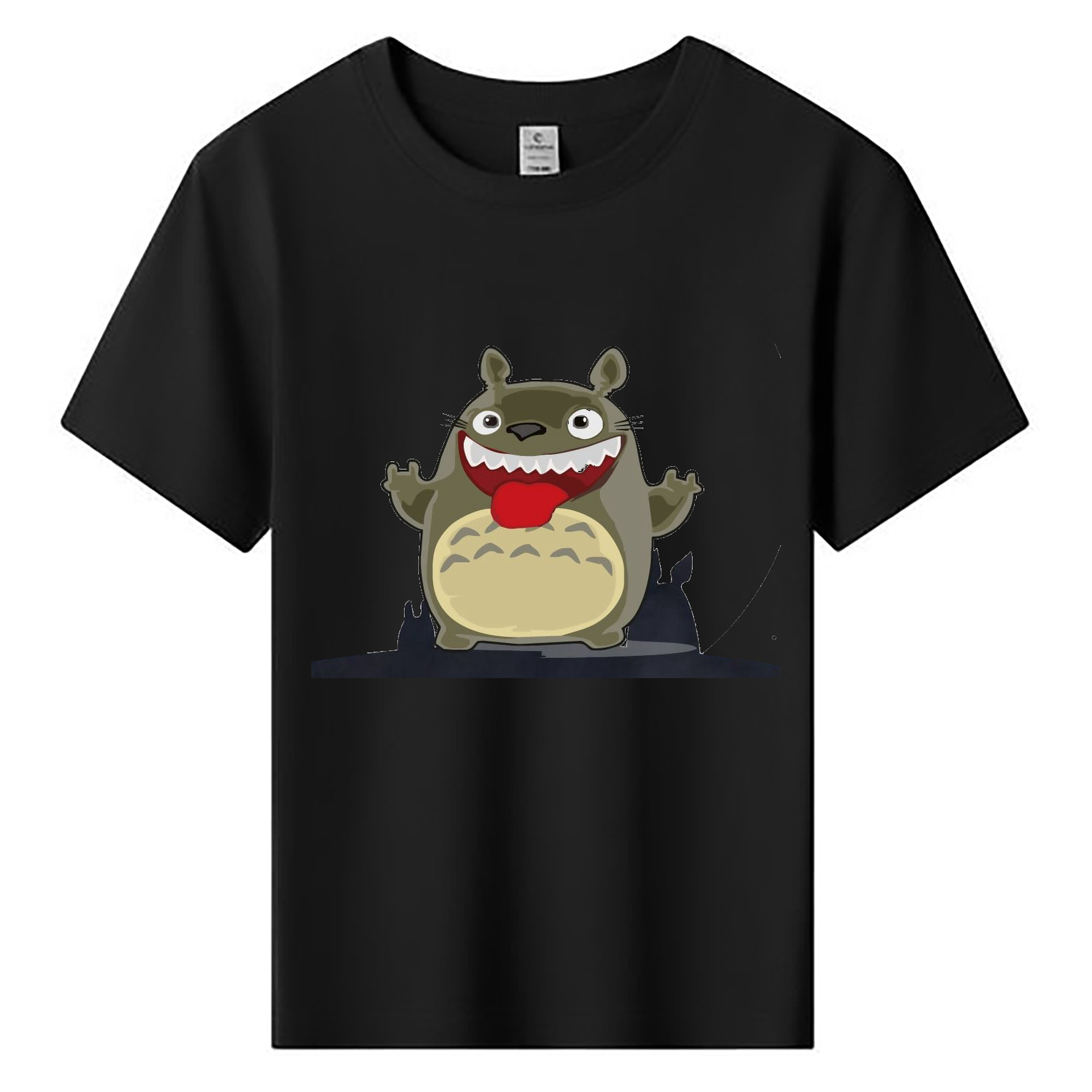 （画像用） となりのトトロ 草壁メイ 草壁サツキ My Neighbor Totoro Satsuki Kusakabe Mei Kusakabe 綿100％キッズTシャツ（フロントプリント）