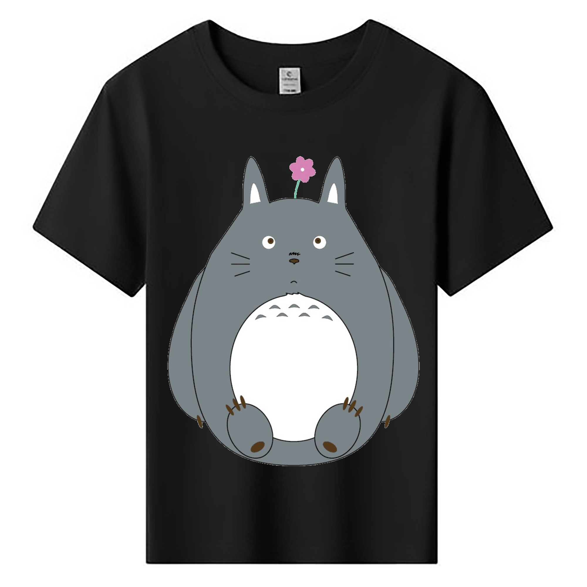 （画像用） となりのトトロ 草壁メイ 草壁サツキ My Neighbor Totoro Satsuki Kusakabe Mei Kusakabe 綿100％キッズTシャツ（フロントプリント）