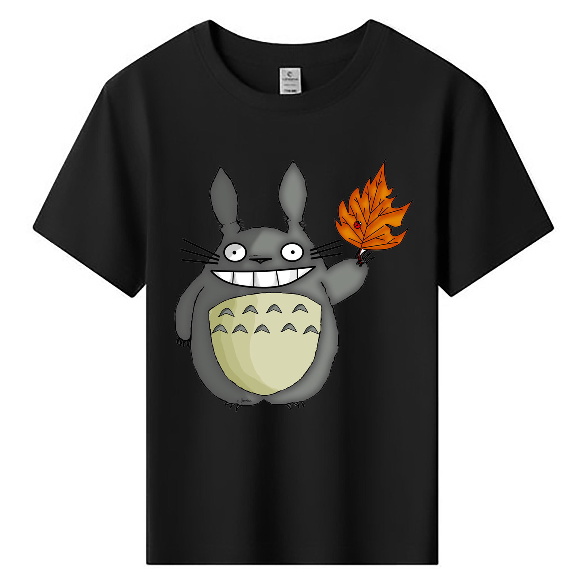 （画像用） となりのトトロ 草壁メイ 草壁サツキ My Neighbor Totoro Satsuki Kusakabe Mei Kusakabe 綿100％キッズTシャツ（フロントプリント）